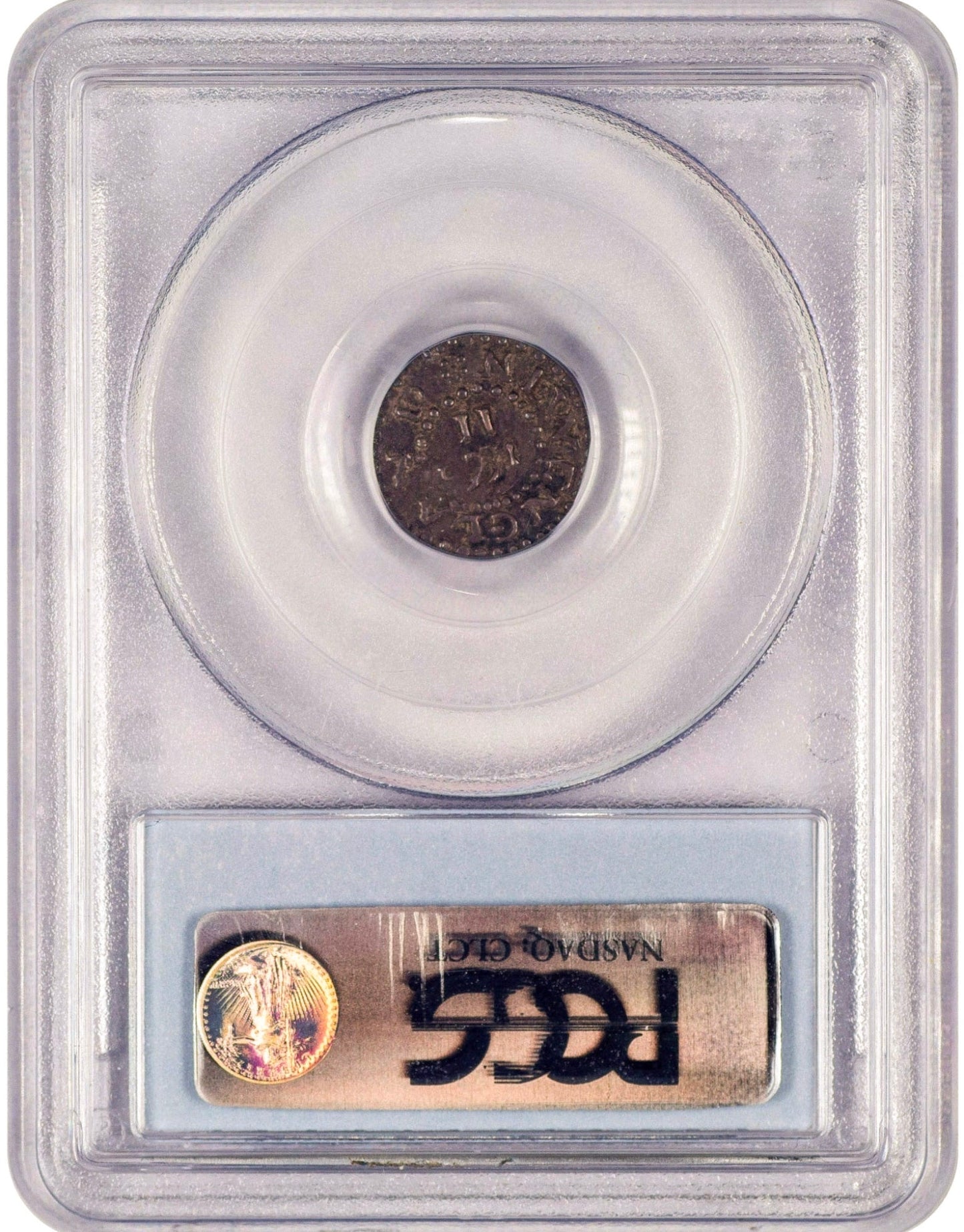 1662 2PENCE OAK TREE AU55 PCGS CAC EX FORD REVERSE HOLDER