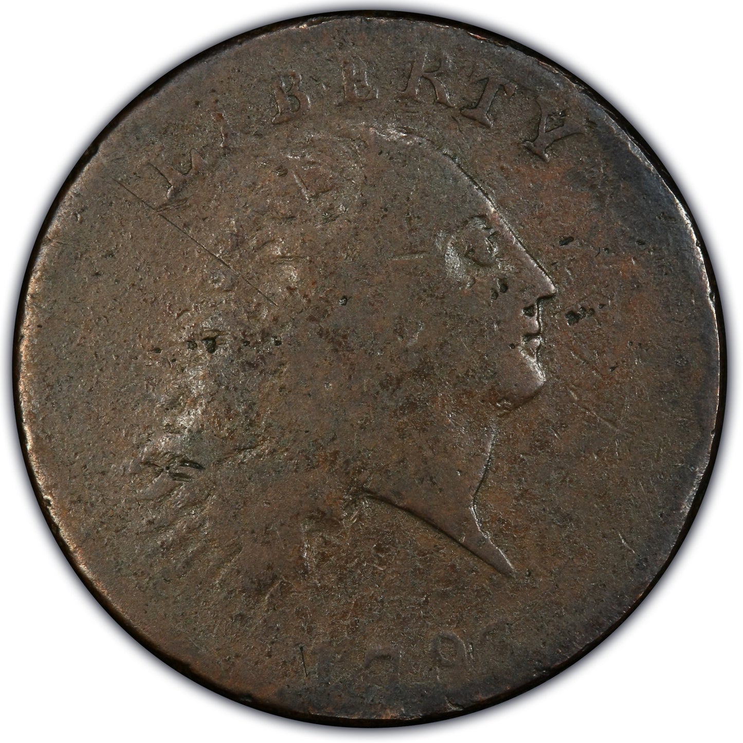 1793 1C CHAIN AMERICA F15 PCGS CAC