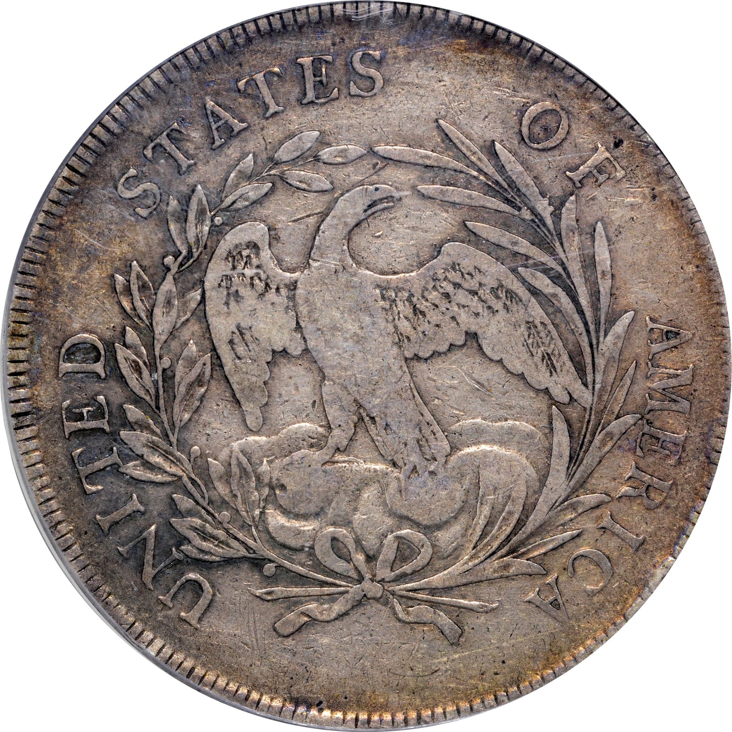 1795 $1 DRAPED CENTERED BUST VF20 PCGS CAC