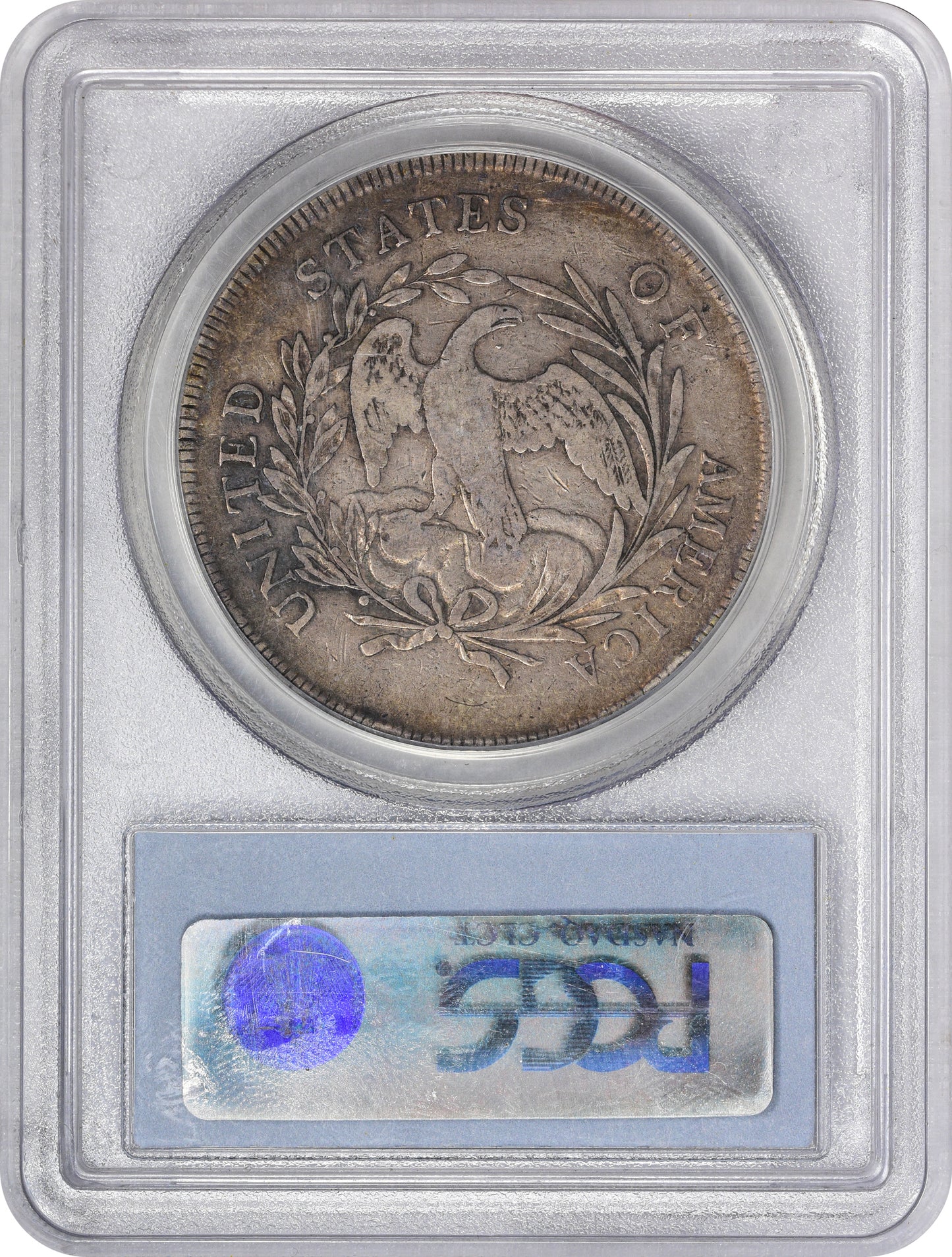 1795 $1 DRAPED CENTERED BUST VF20 PCGS CAC REV HOLDER