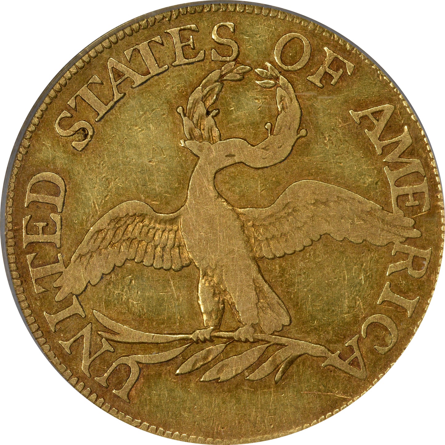 1795 $5 SMALL EAGLE VG08 PCGS CAC