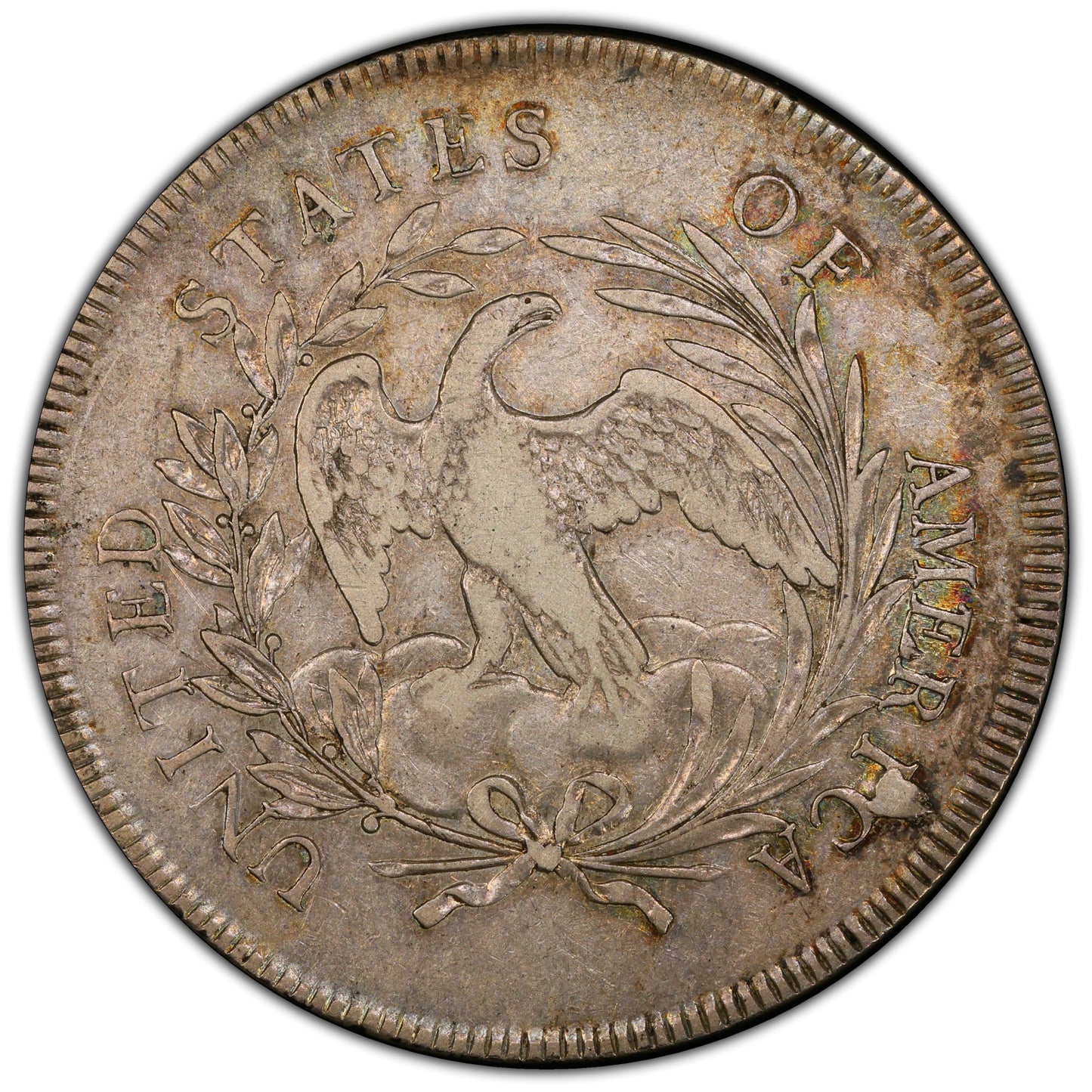 1796 $1 LG DT SM LT XF45 PCGS CAC $1