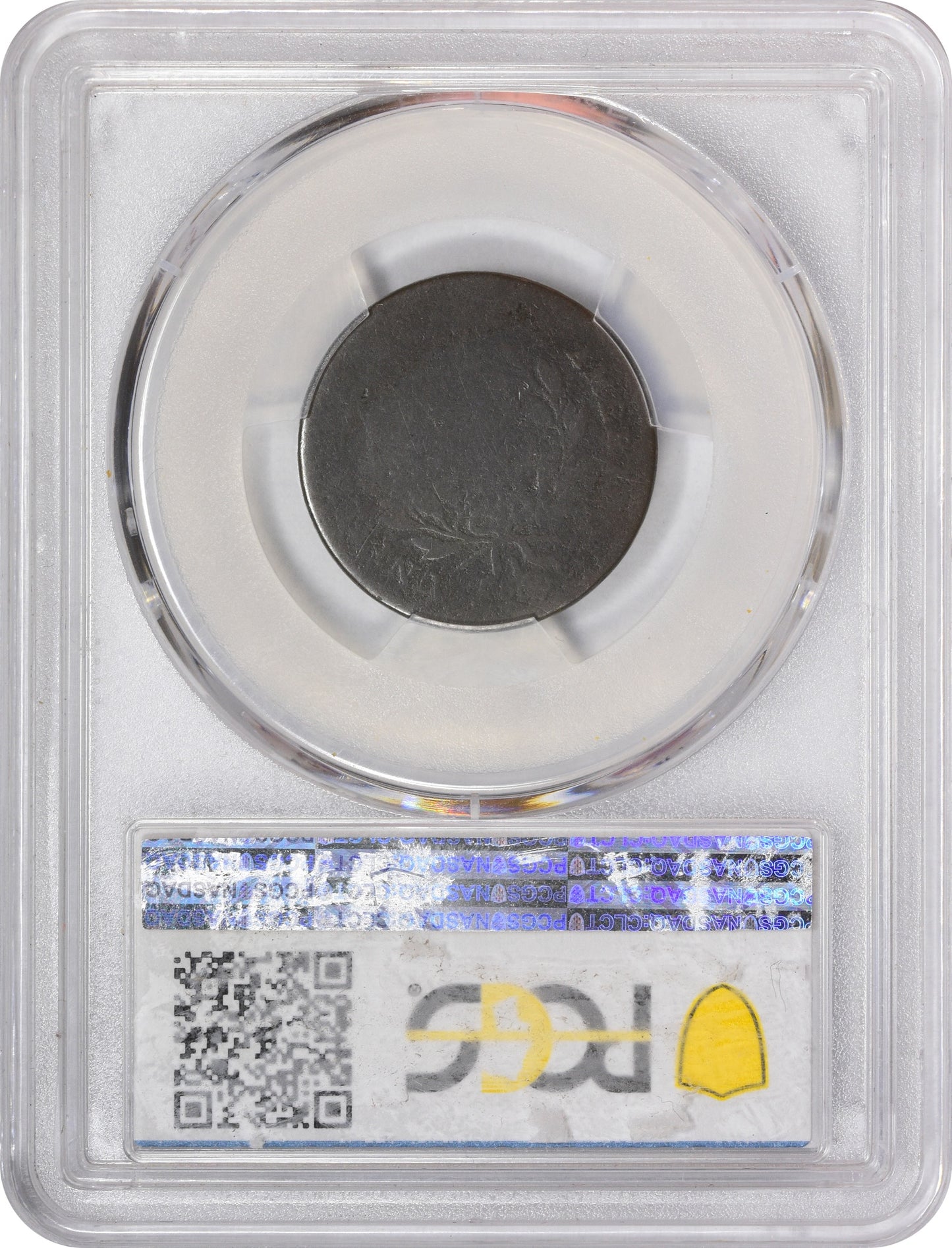 1797 1/2C 1 ABOVE 1 FR02 PCGS REVERSE HOLDER