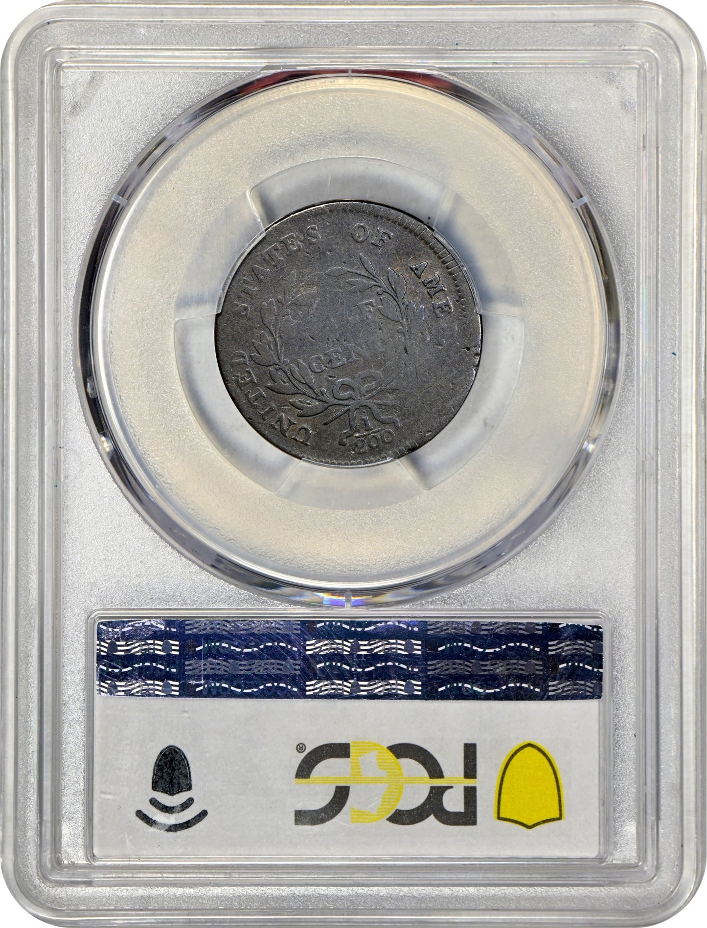 1797 1/2C 1 ABOVE 1 G06 PCGS CAC REVERSE HOLDER