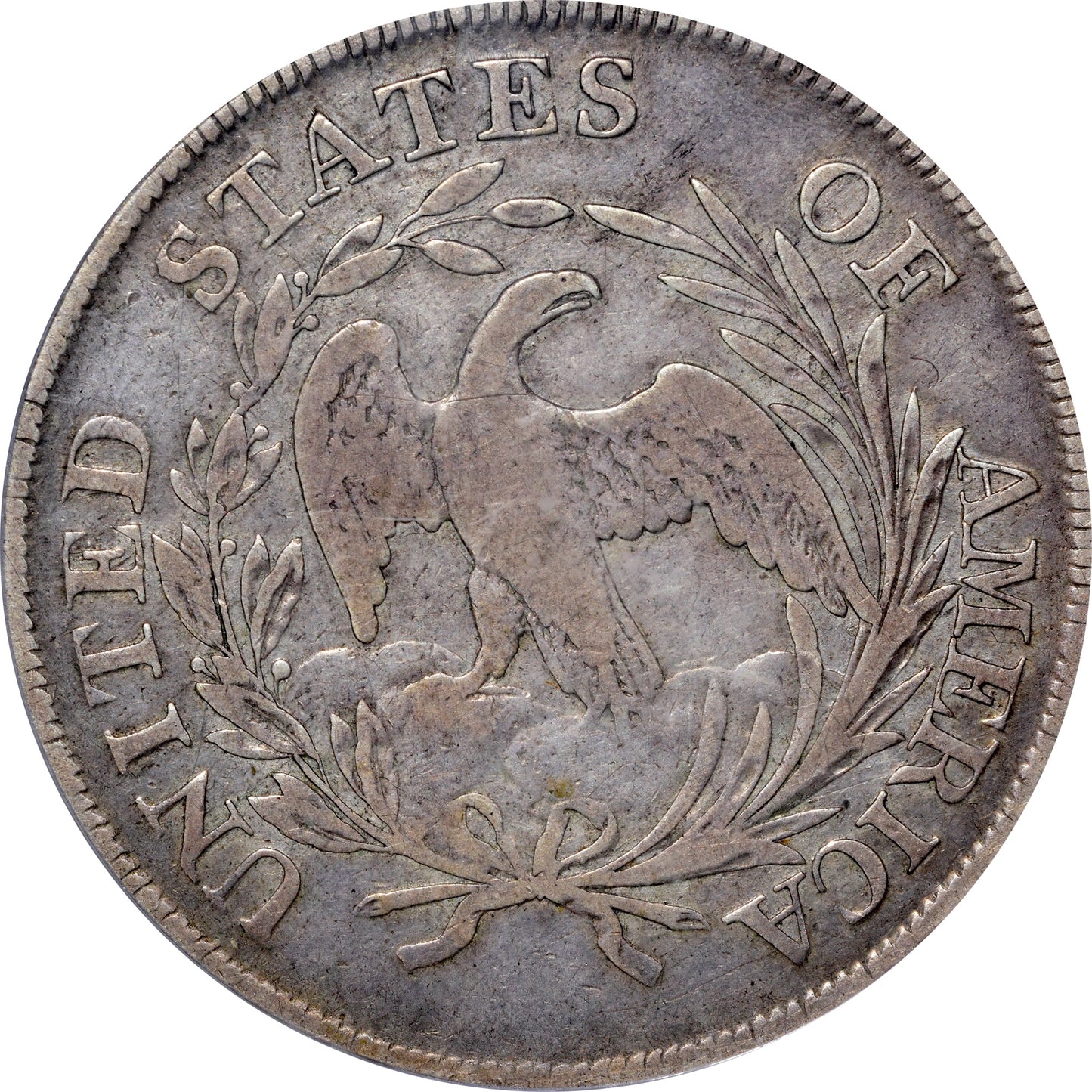 1797 $1 9X7 LARGE LETTERS F15 PCGS CAC