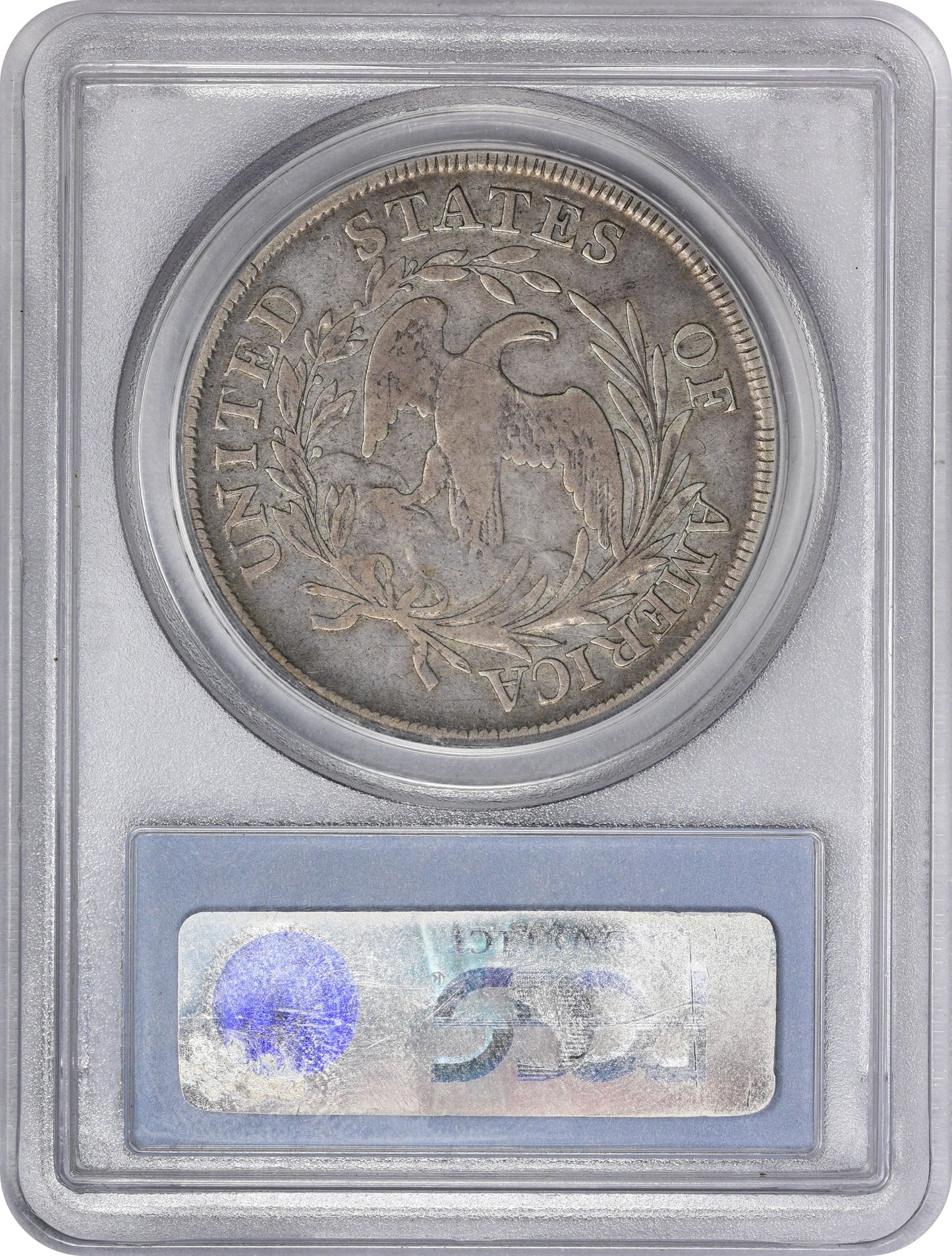 1797 $1 9X7 LARGE LETTERS F15 PCGS CAC