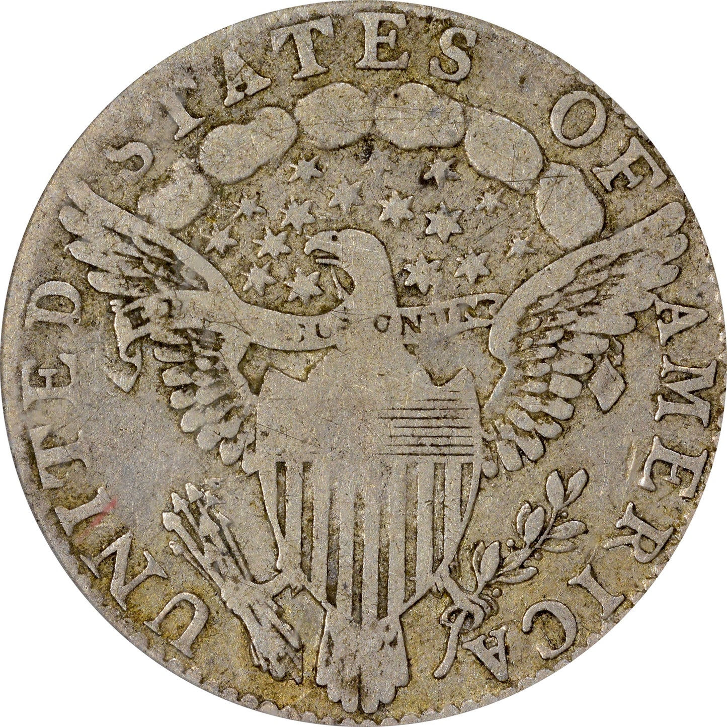 1798/97 10C 16 STARS REV VG10 OGH PCGS
