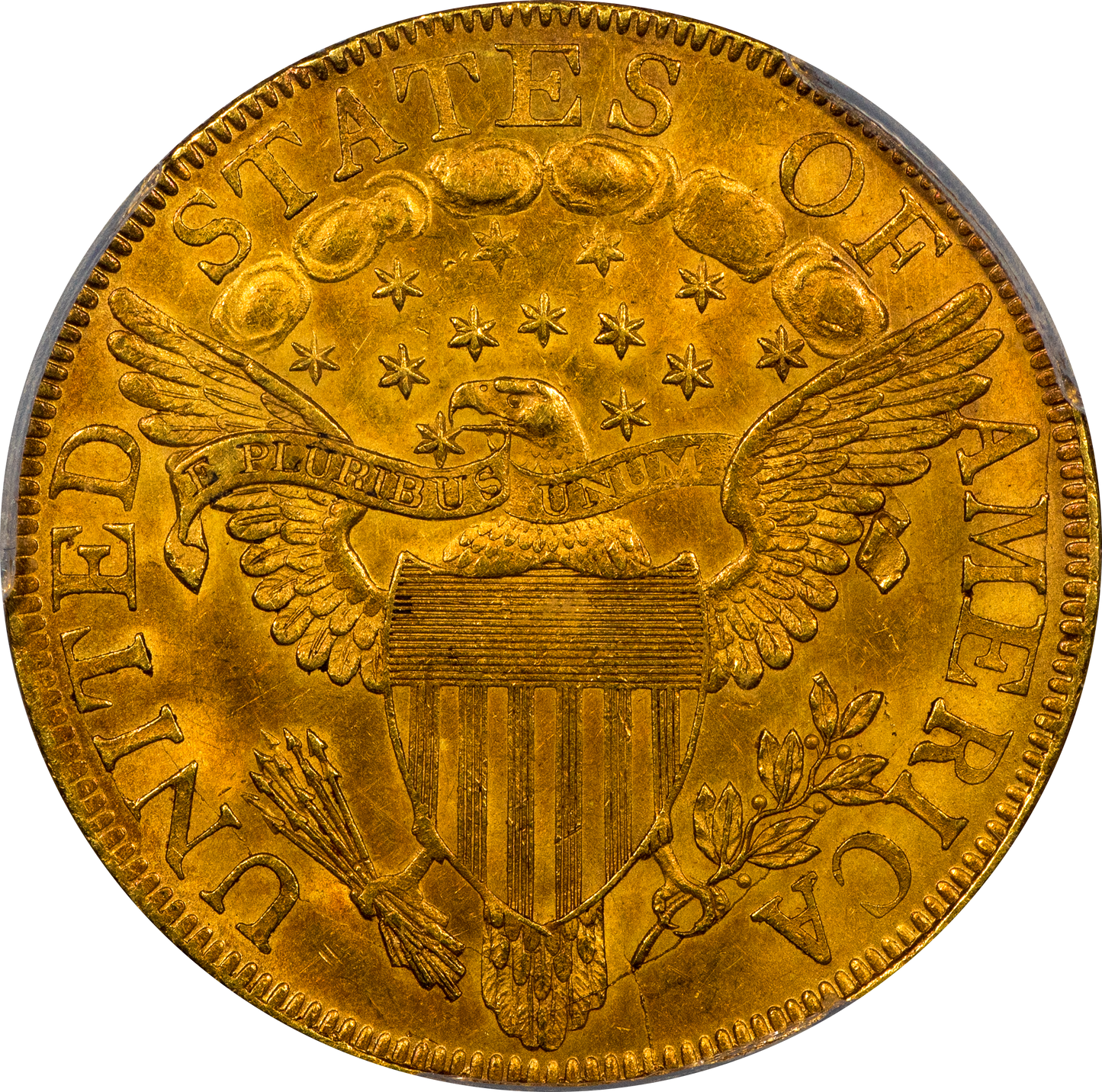 1800 $10 MS61 PCGS CAC REVERSE