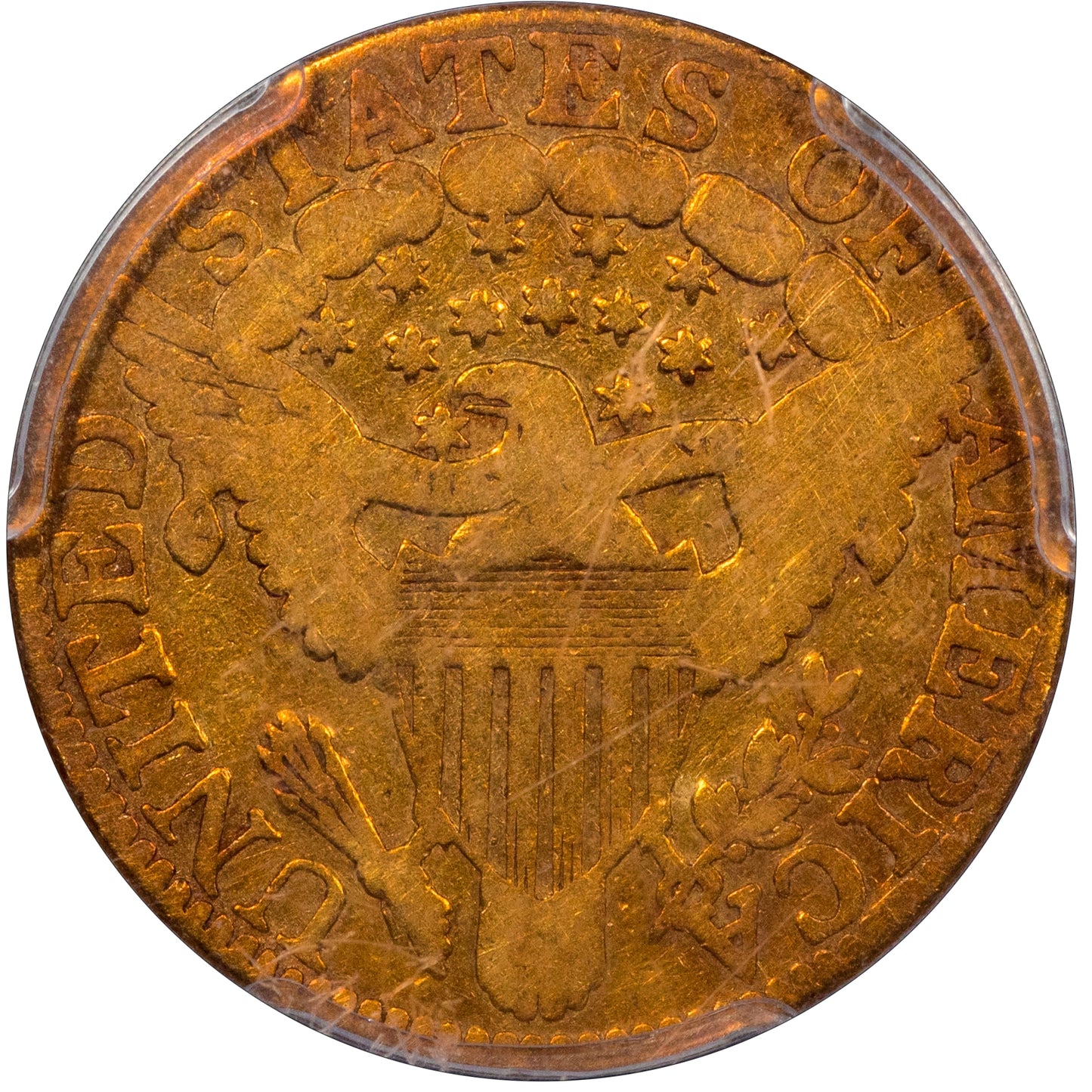 1802/1 $5 VG10 PCGS CAC REVERSE