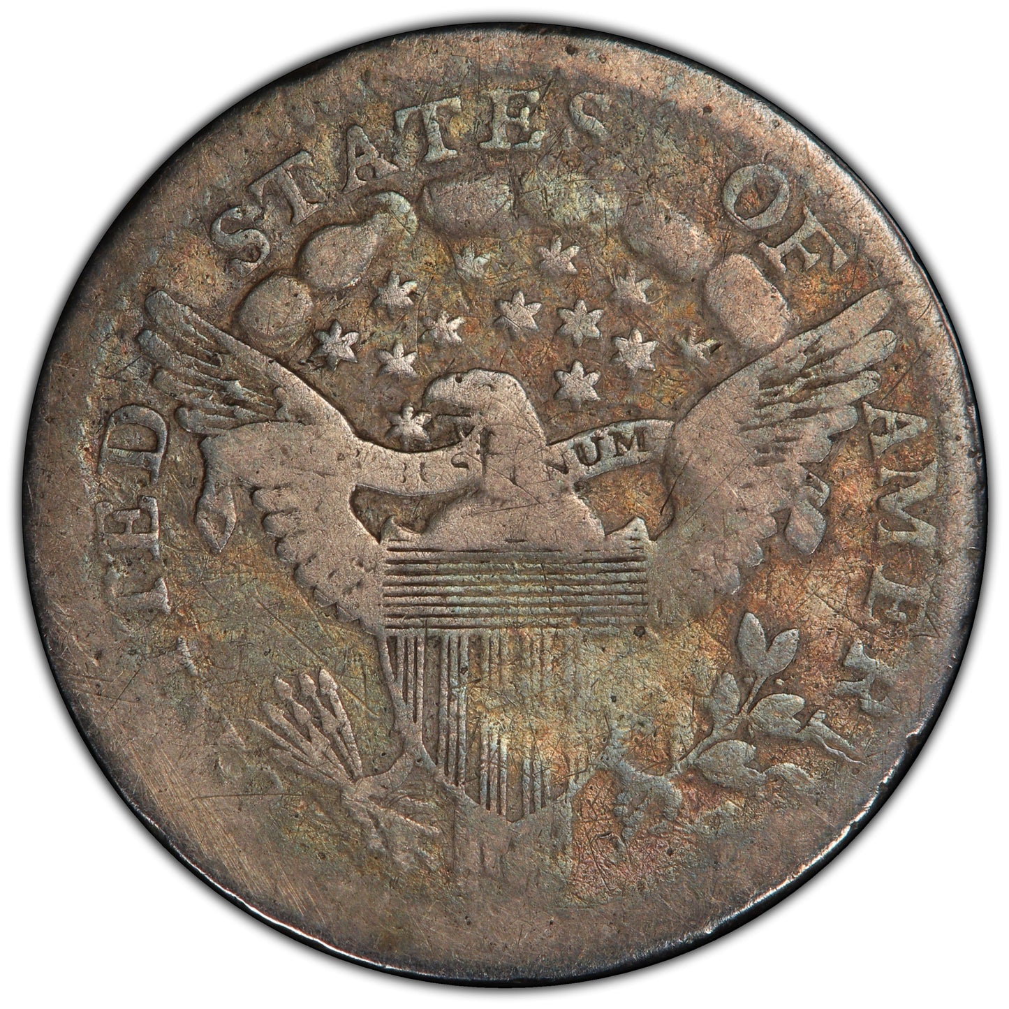 1803 H10C Small 8 Vg08 Pcgs Cac