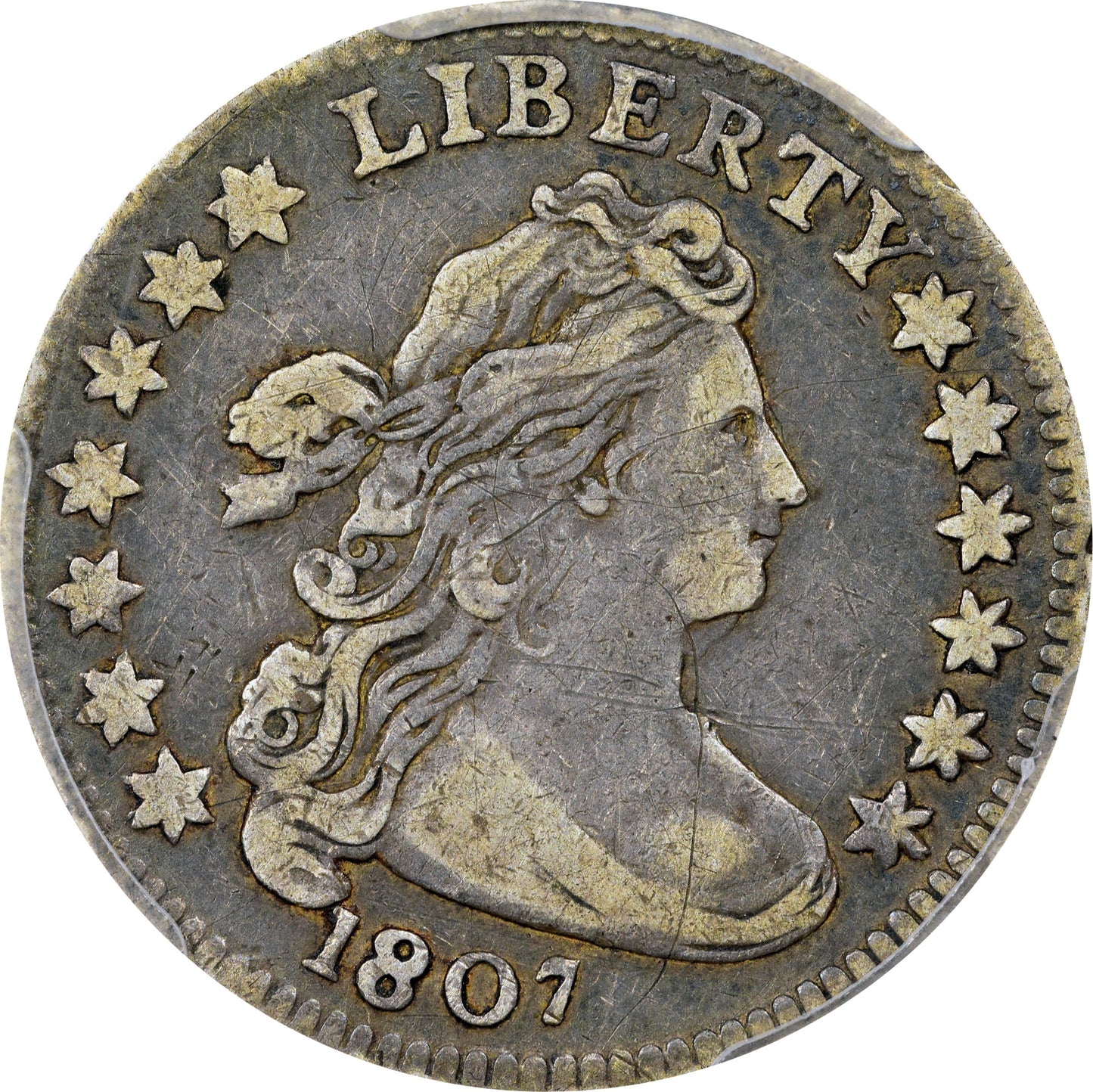 1807 10C VF20 PCGS CAC