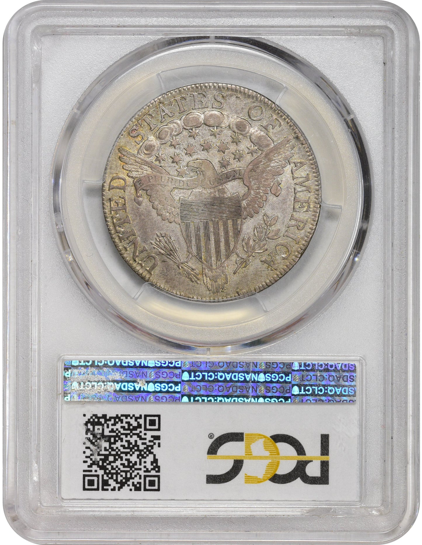 1807 50C DRAPED BUST AU53 PCGS CAC 50C