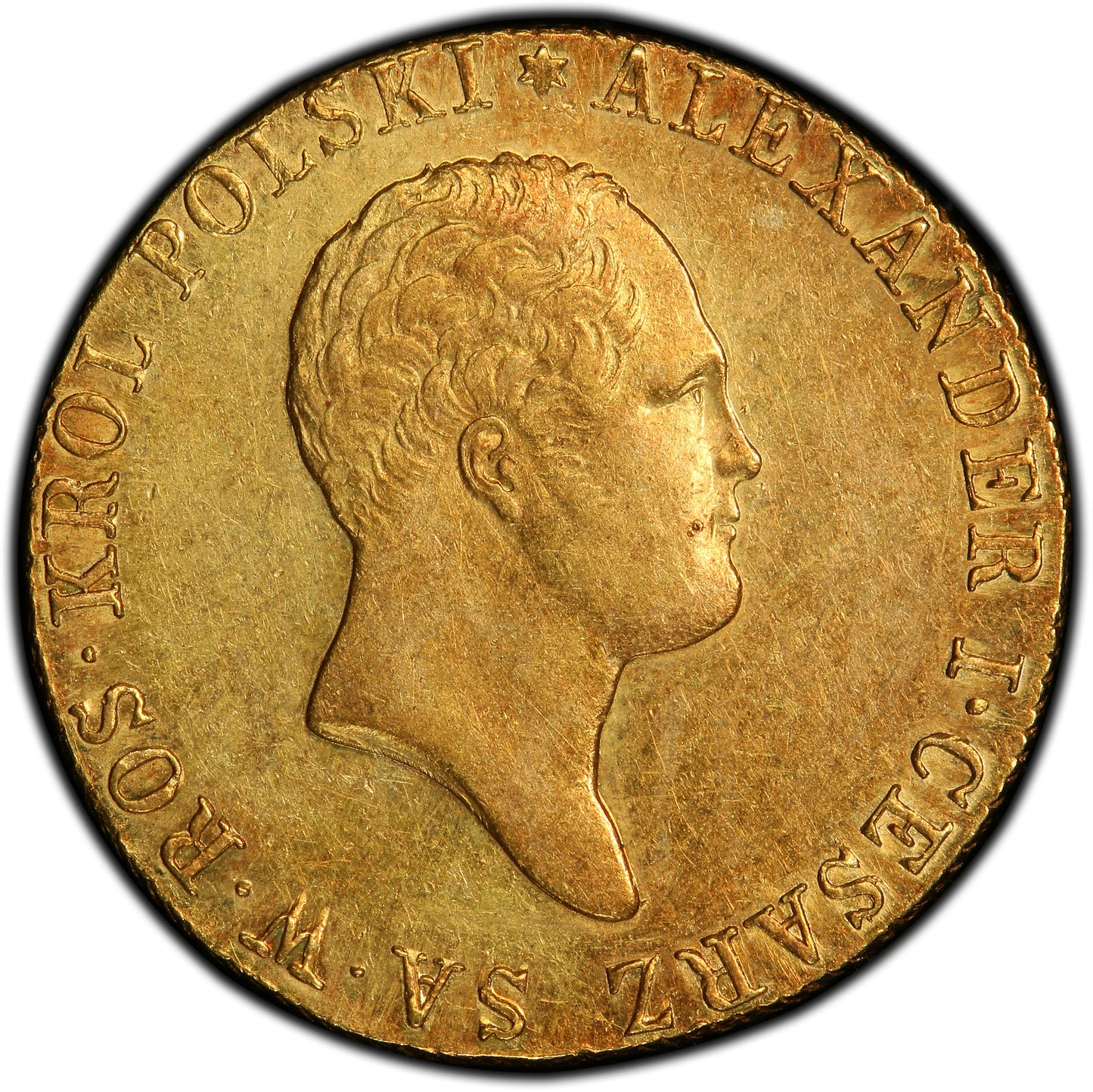1818-IB 50 Zlotych AU58 PCGS - Paradime Coins | PCGS NGC CACG CAC Rare US Numismatic Coins For Sale