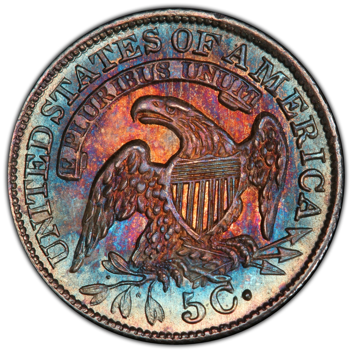 1834 H10C MS66 PCGS CAC REVERSE