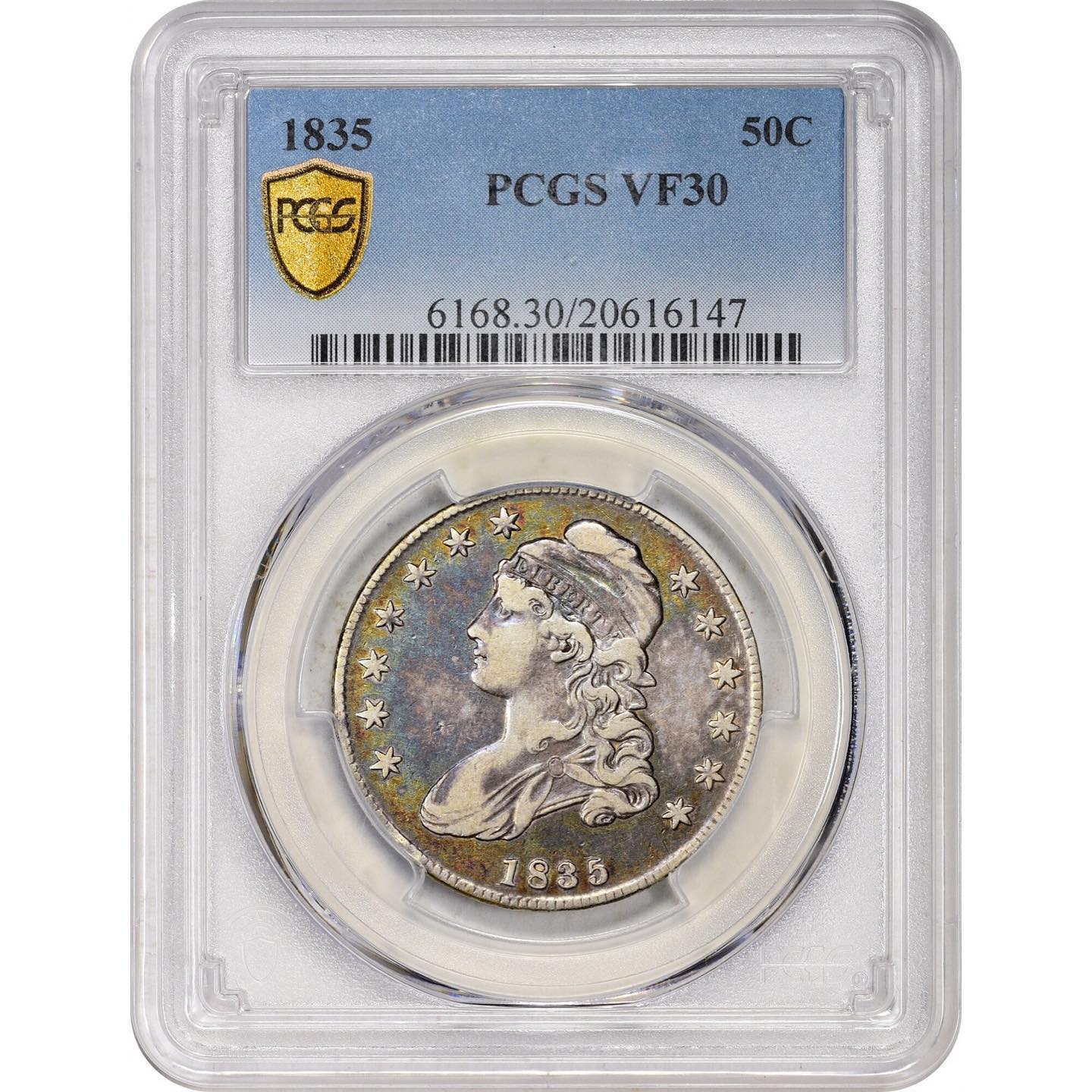 1835 50C VF30 PCGS - Paradime Coins | PCGS NGC CACG CAC Rare US Numismatic Coins For Sale