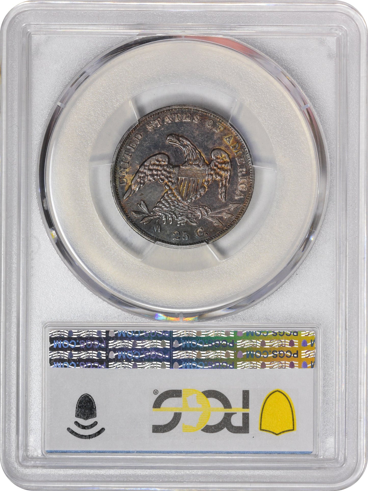 1836 25C Xf45 Pcgs Cac