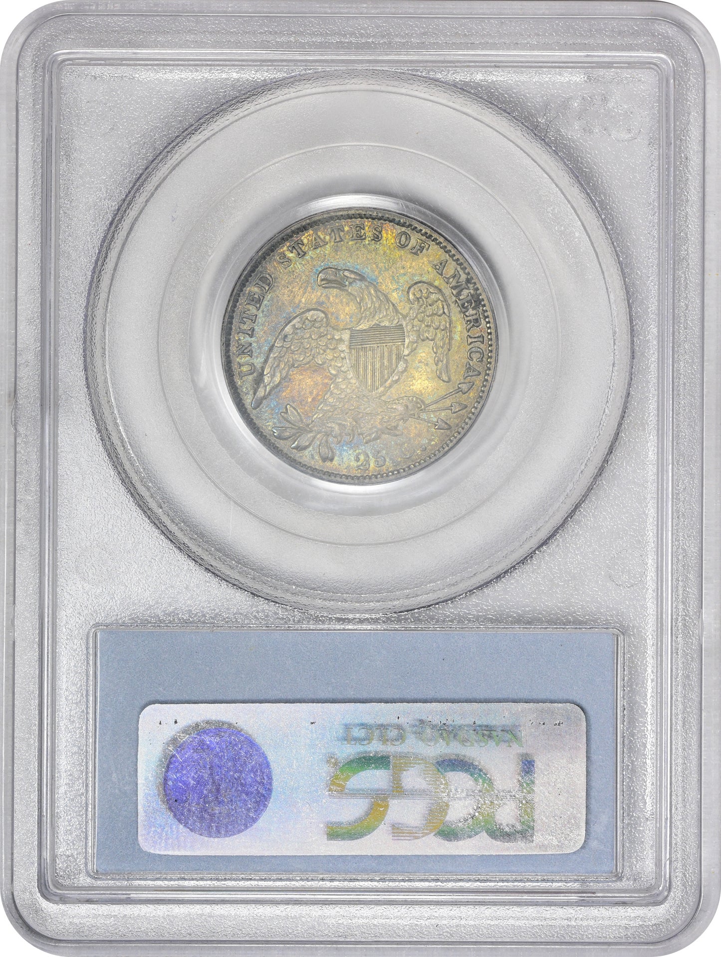 1837 25C XF45 PCGS CAC