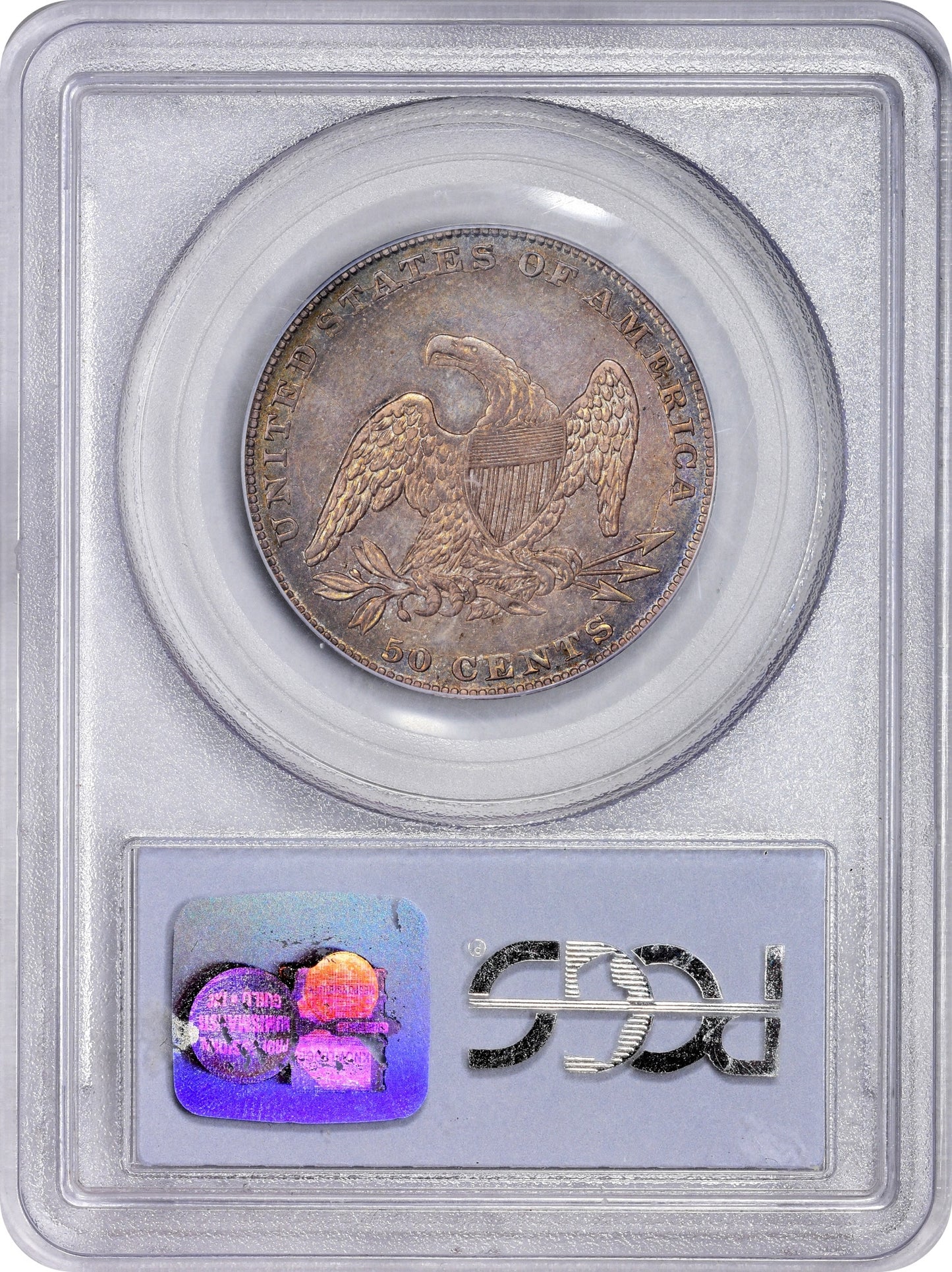 1837 50C AU55 PCGS CAC