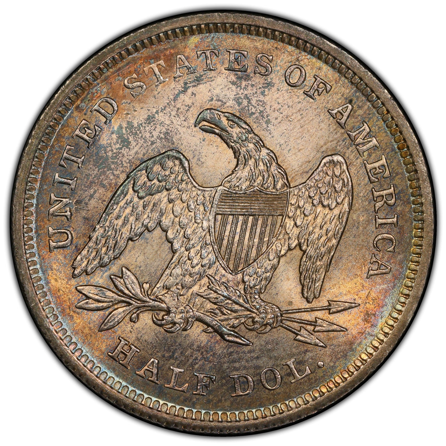 1839 50C DRAPERY MS65 PCGS REV