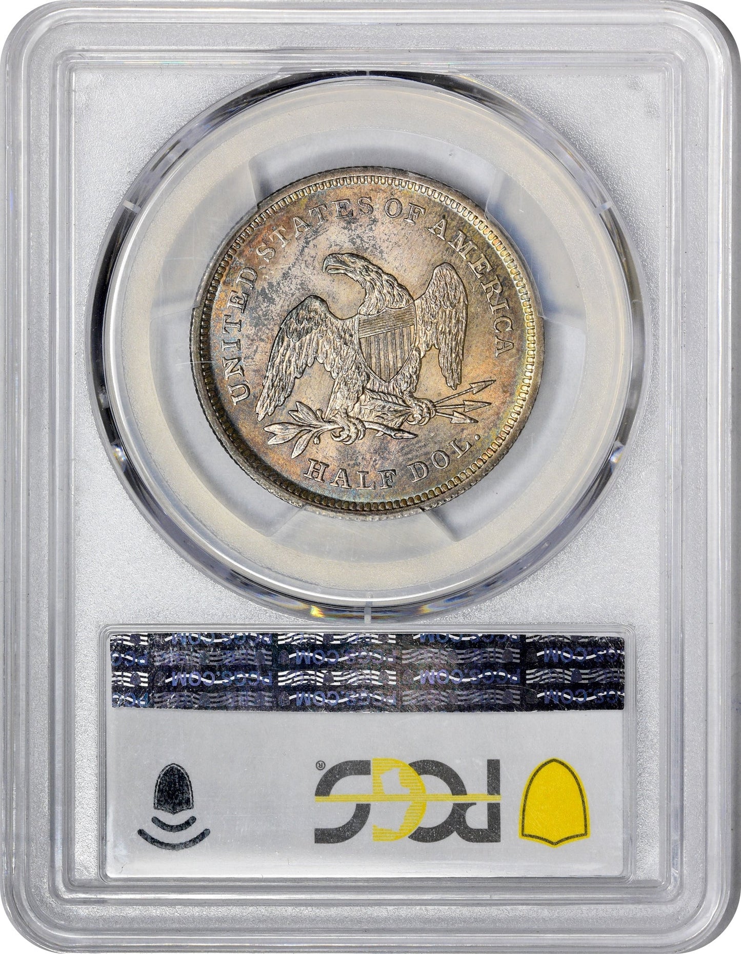 1839 50C DRAPERY MS65 PCGS REV HOLDER