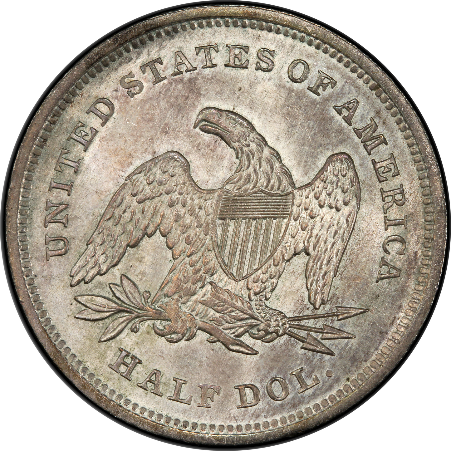 1840 Liberty Seated Half Dollar 50C SM LT REVERSE OF 1839 MS66 PCGS CAC EX CLAPP/ ELIASBERG Reverse