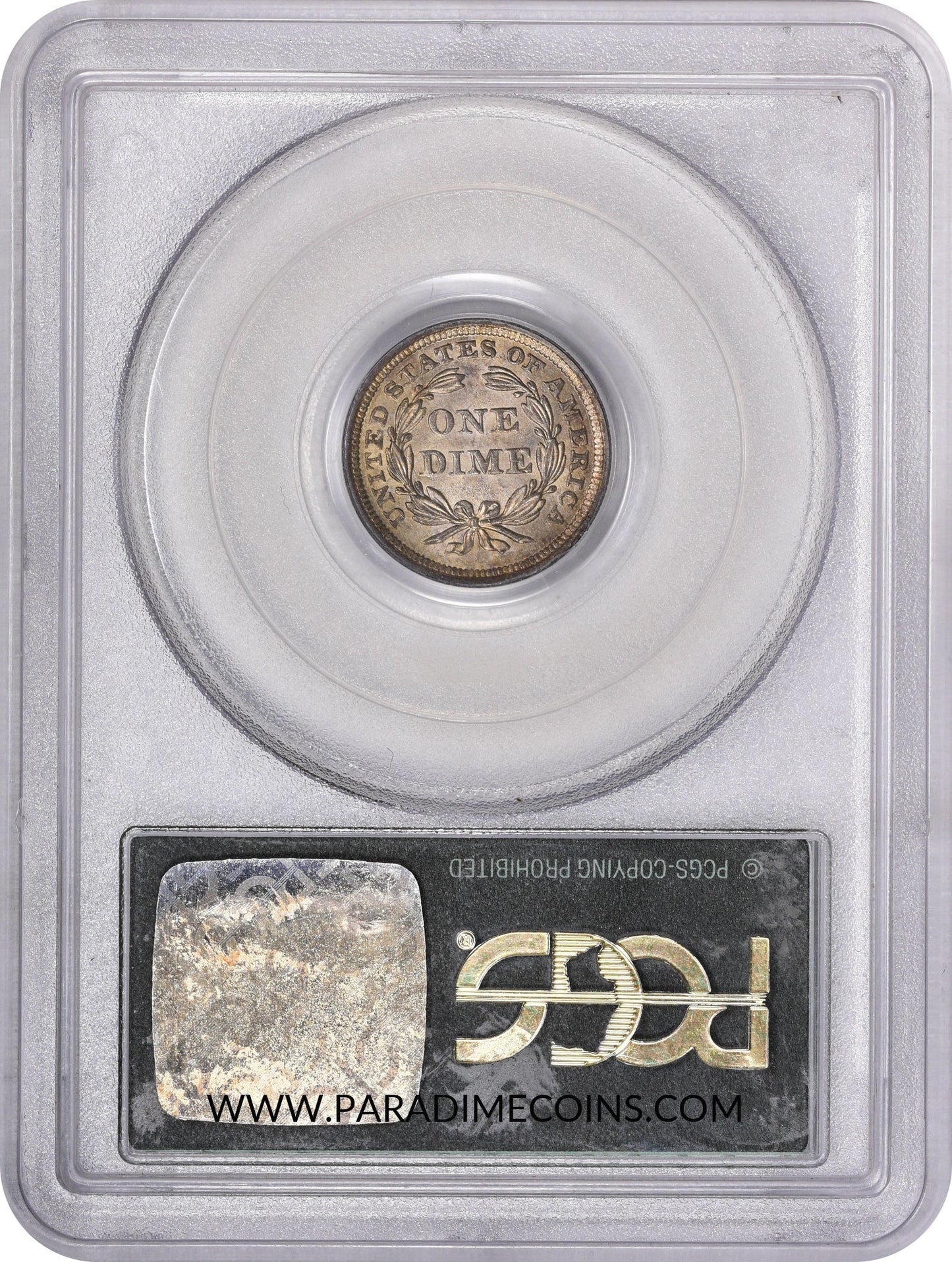 1843 10C MS64 OGH PCGS CAC - Paradime Coins | PCGS NGC CACG CAC Rare US Numismatic Coins For Sale