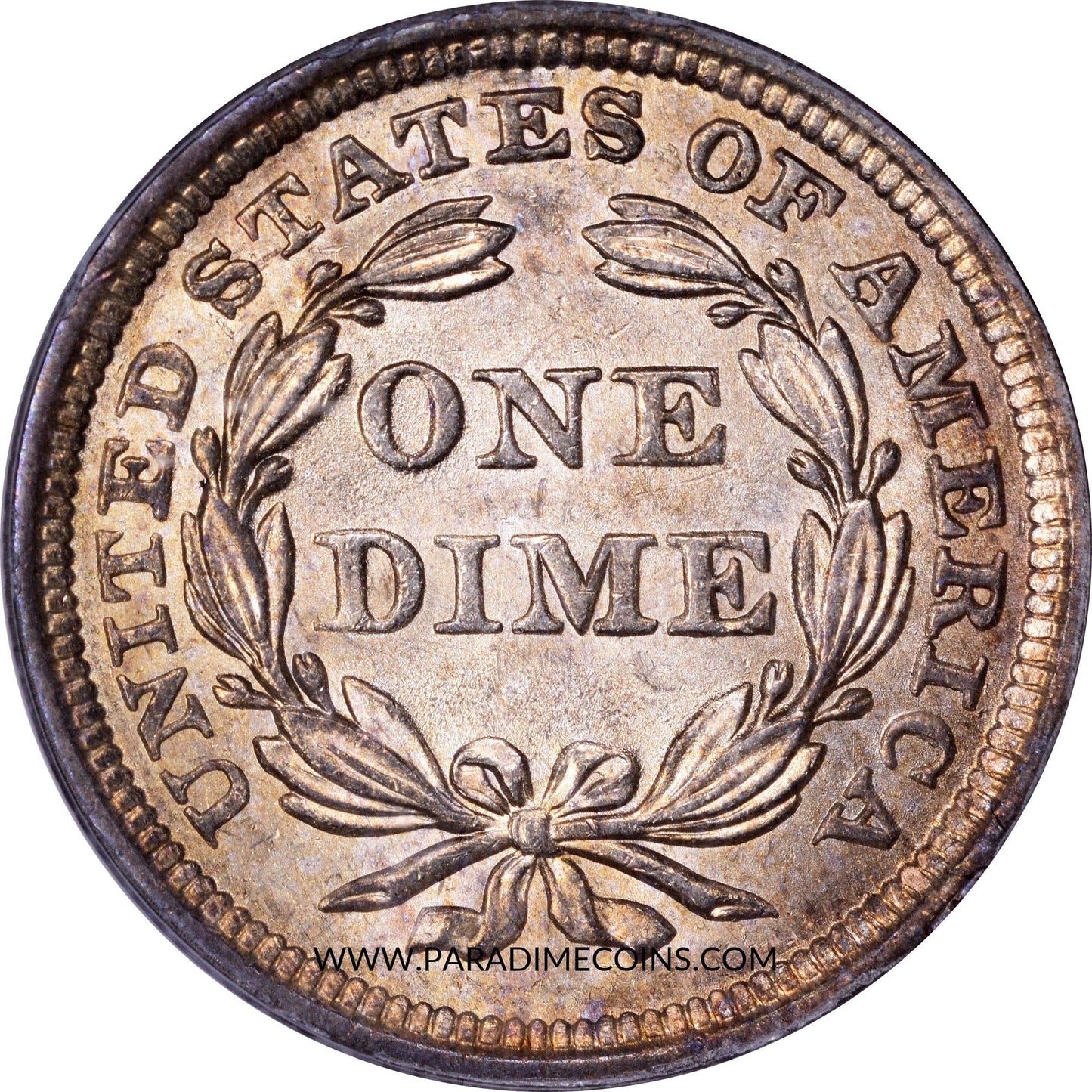 1843 10C MS64 OGH PCGS CAC - Paradime Coins | PCGS NGC CACG CAC Rare US Numismatic Coins For Sale