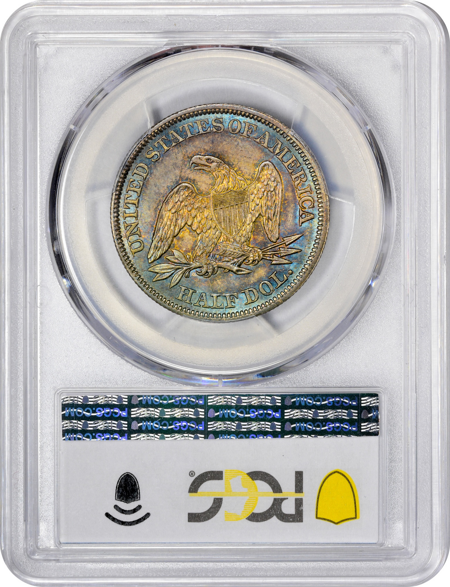 1843 50C MS65+ PCGS CAC REVERSE HOLDER