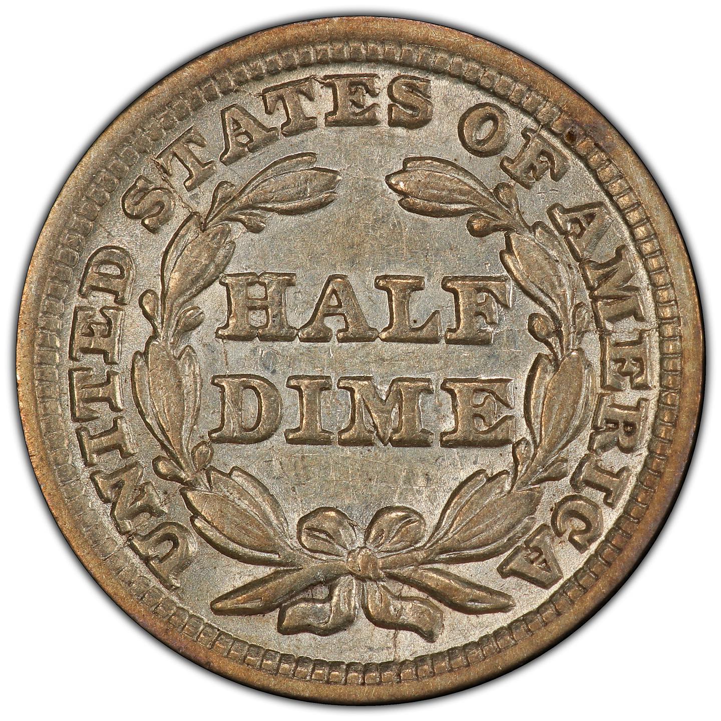 1849/6 H10C 9 Over Widely Placed 6 AU55 PCGS CAC - Paradime Coins | PCGS NGC CACG CAC Rare US Numismatic Coins For Sale
