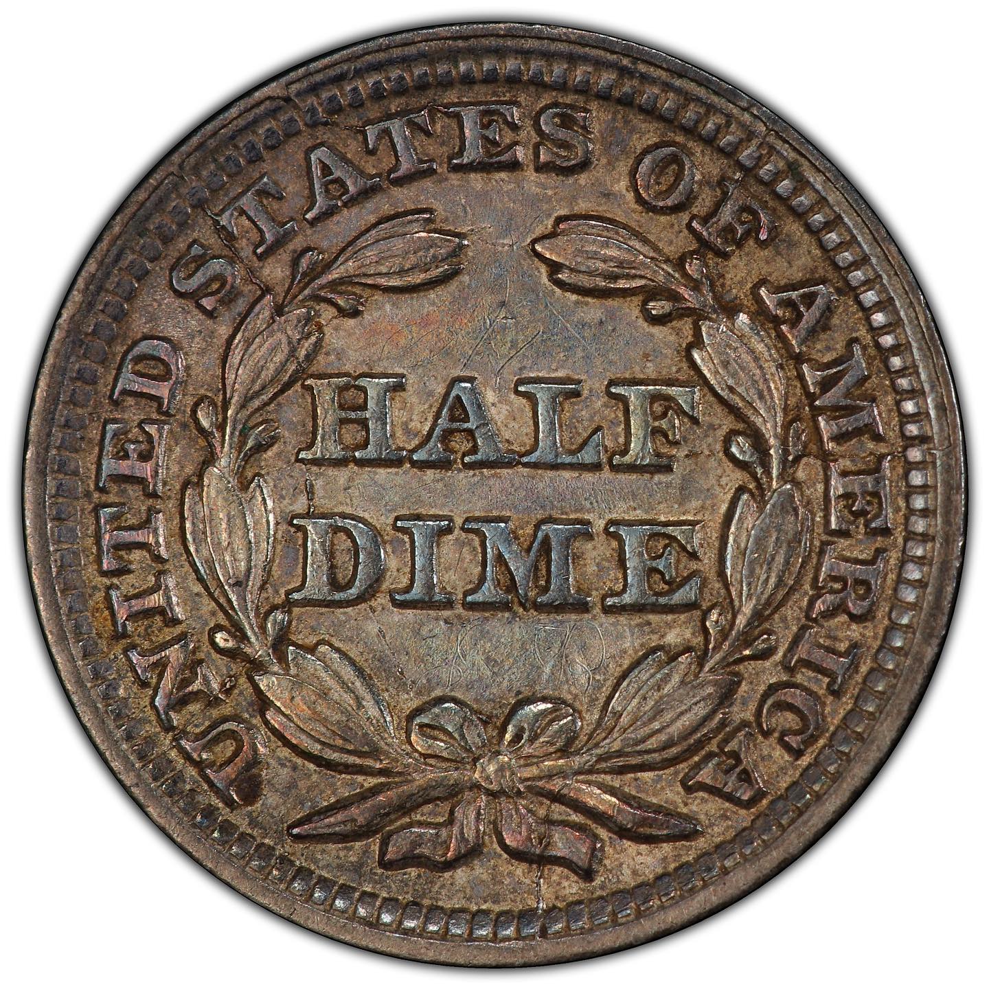 1849/6 H10C AU53 PCGS CAC - Paradime Coins | PCGS NGC CACG CAC Rare US Numismatic Coins For Sale