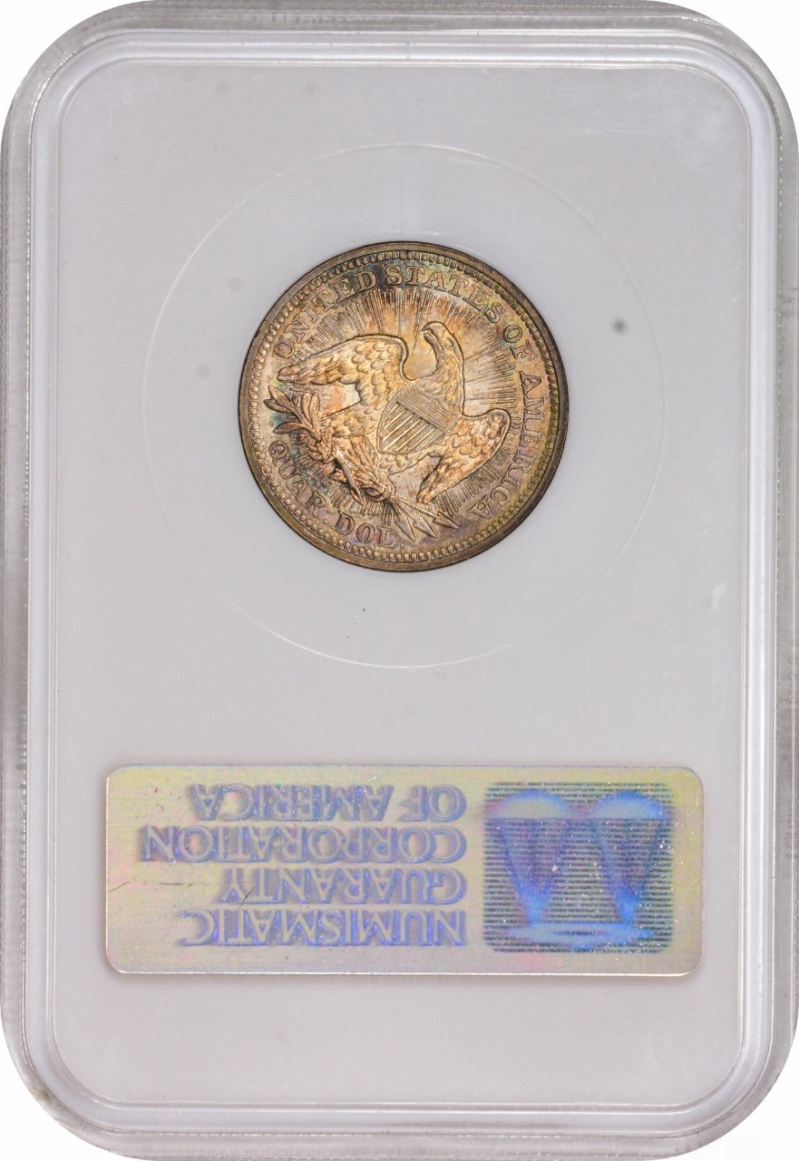 1853 25C ARROWS & RAYS MS63 OH NGC GOLD CAC - Paradime Coins | PCGS NGC CACG CAC Rare US Numismatic Coins For Sale