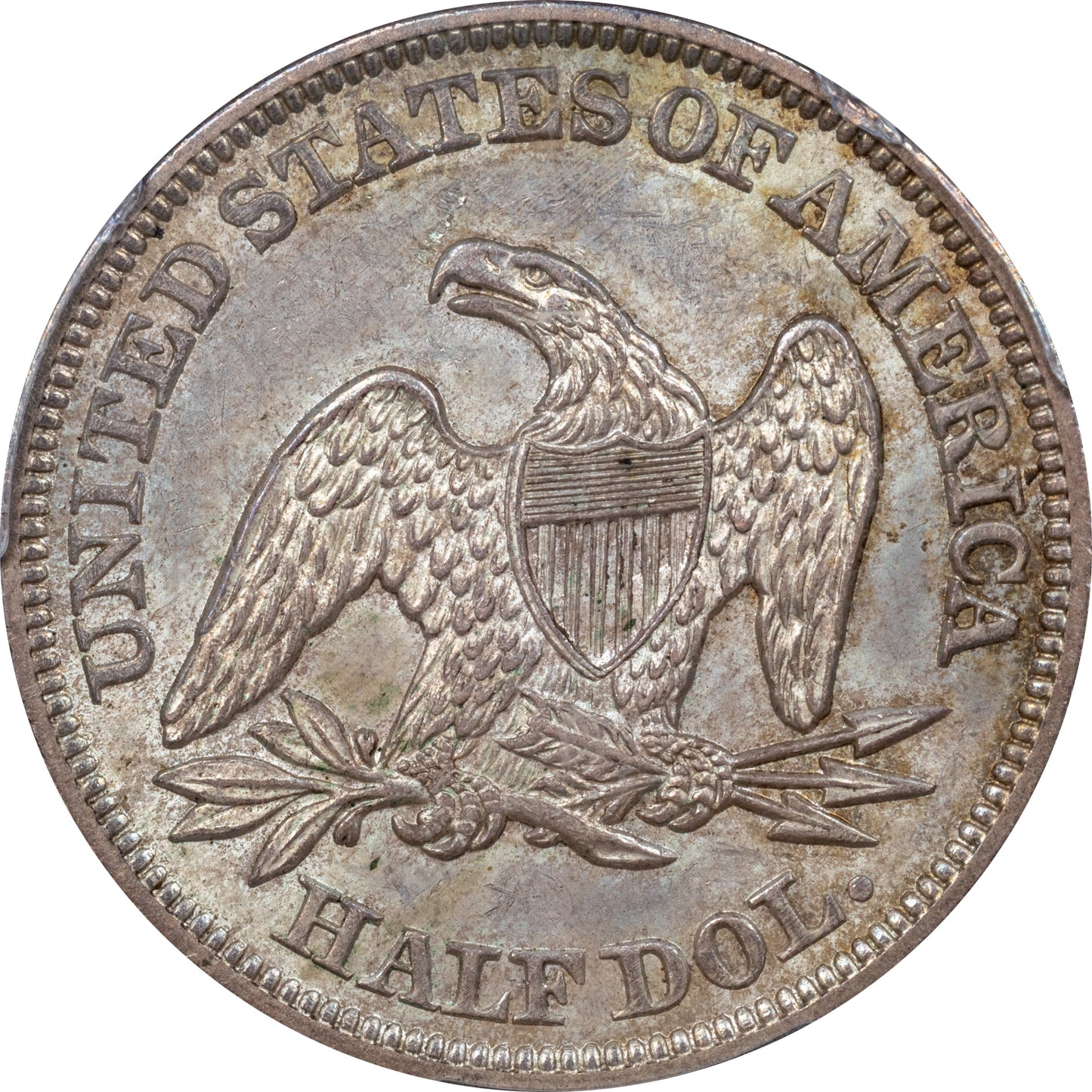 1855 50C ARROWS MS64 PCGS CAC 50C