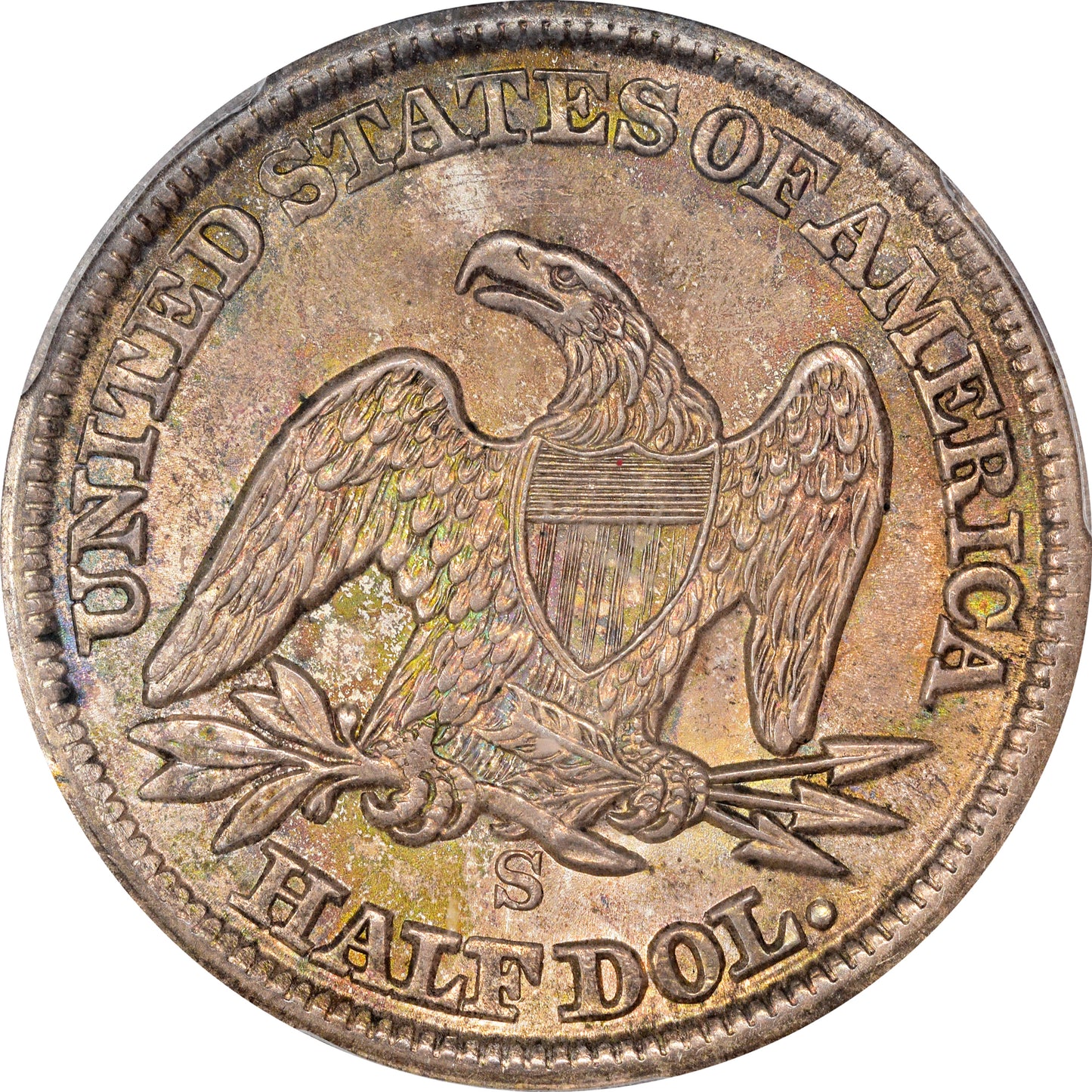 1862-S 50C MS64 PCGS CAC EX NEWMAN