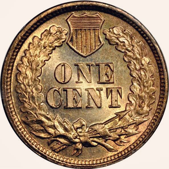 1862 1C MS65 PCGS RATTLER