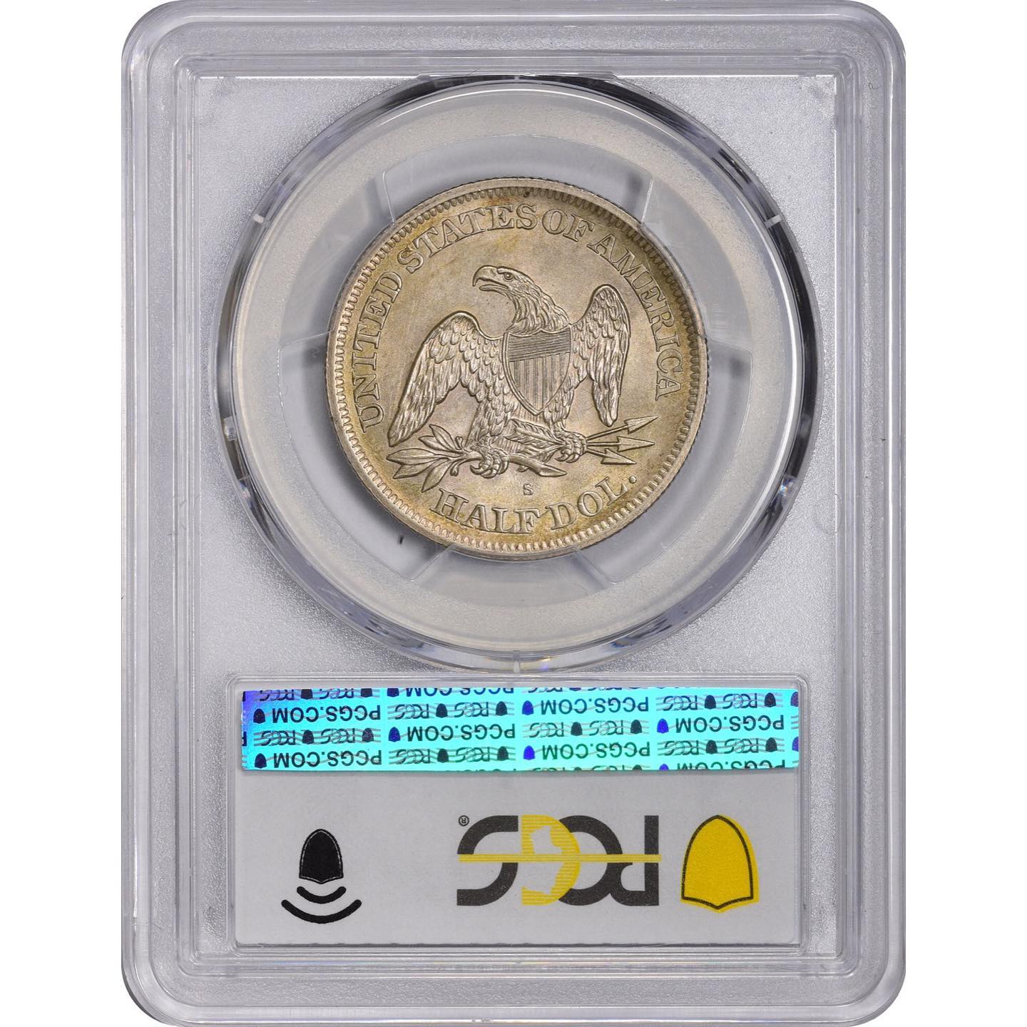 1865-S 50C MS64+ PCGS - Paradime Coins | PCGS NGC CACG CAC Rare US Numismatic Coins For Sale