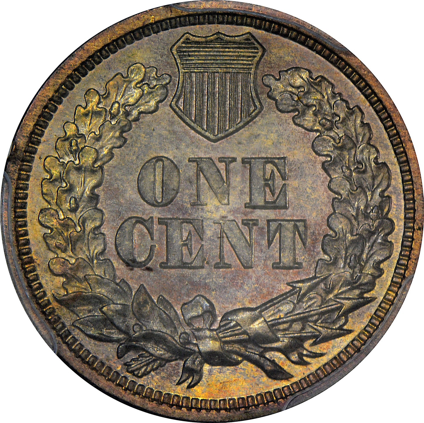 1868 1C PR64 RB PCGS CAC EEPS REV