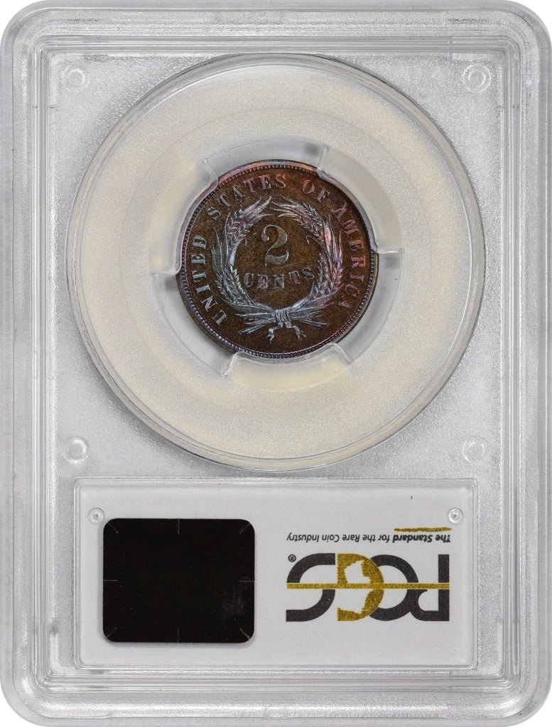 1870 2C PR66 RB PCGS CAC - Paradime Coins | PCGS NGC CACG CAC Rare US Numismatic Coins For Sale