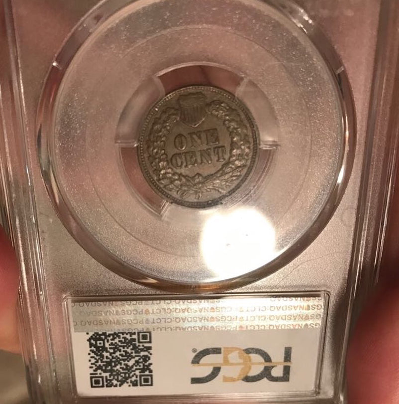 1871 1C SHALLOW N MS63BN PCGS PCGS