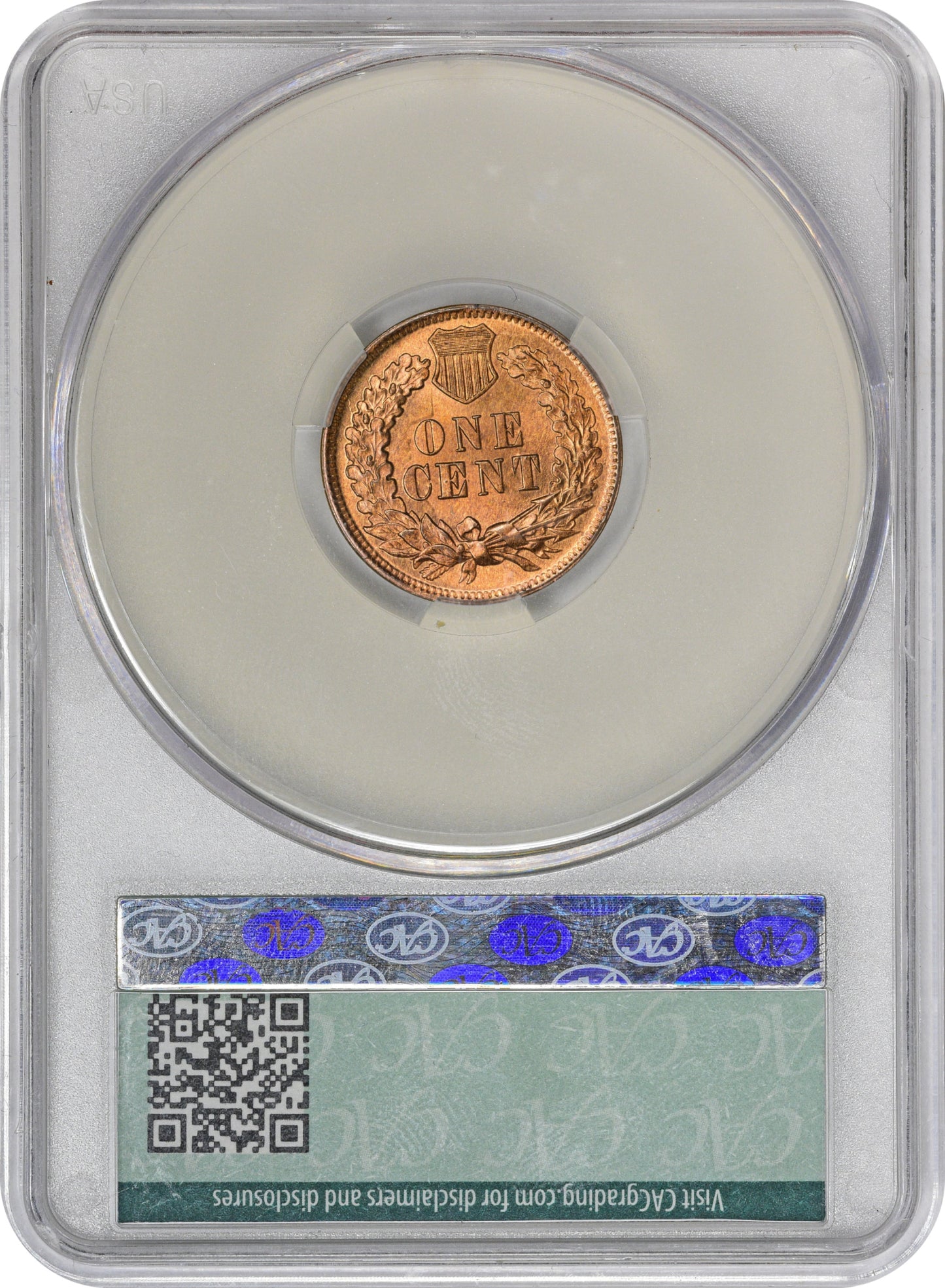 1874 1C Ms66 Rd Cacg