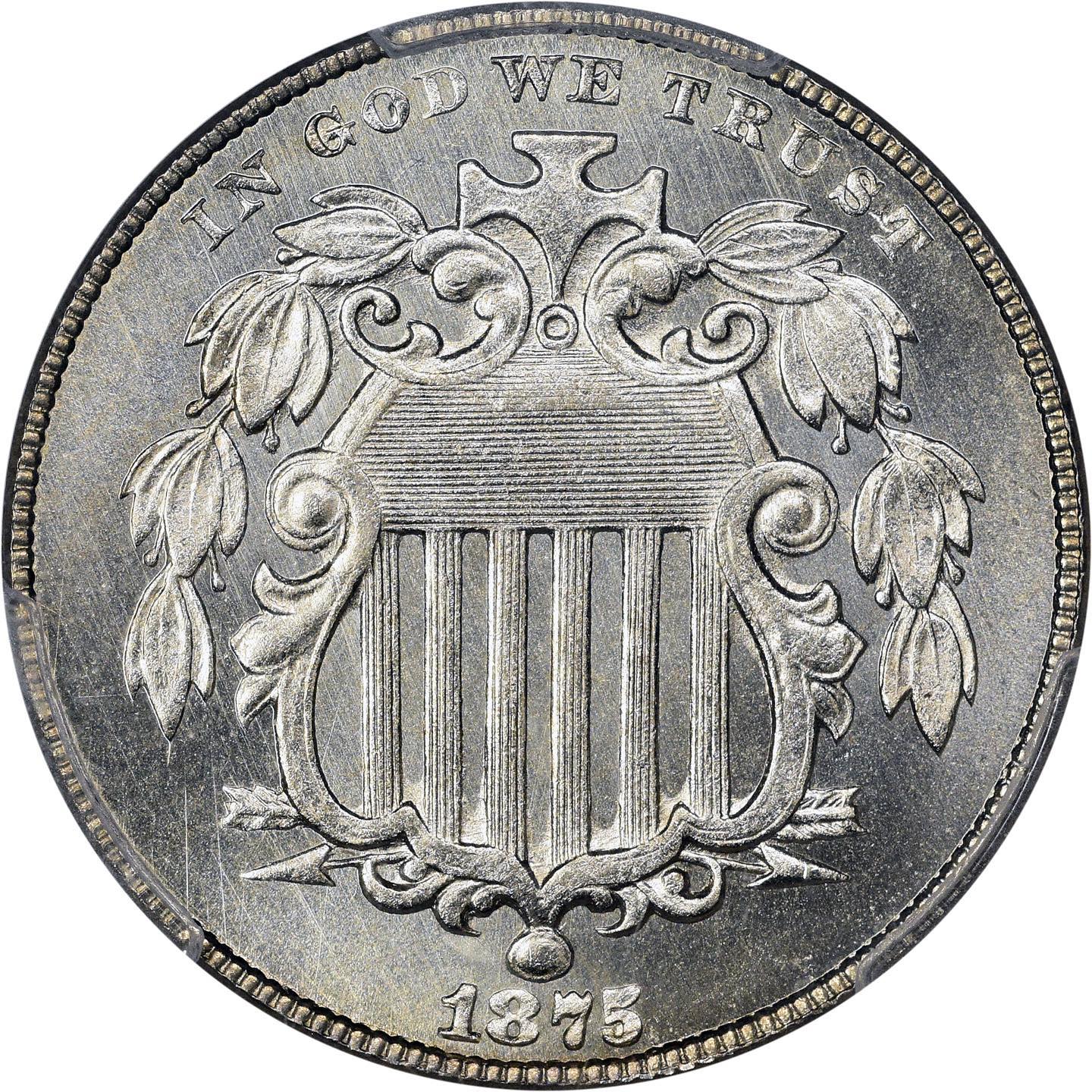1875 5C MS67 PCGS CAC - Paradime Coins | PCGS NGC CACG CAC Rare US Numismatic Coins For Sale