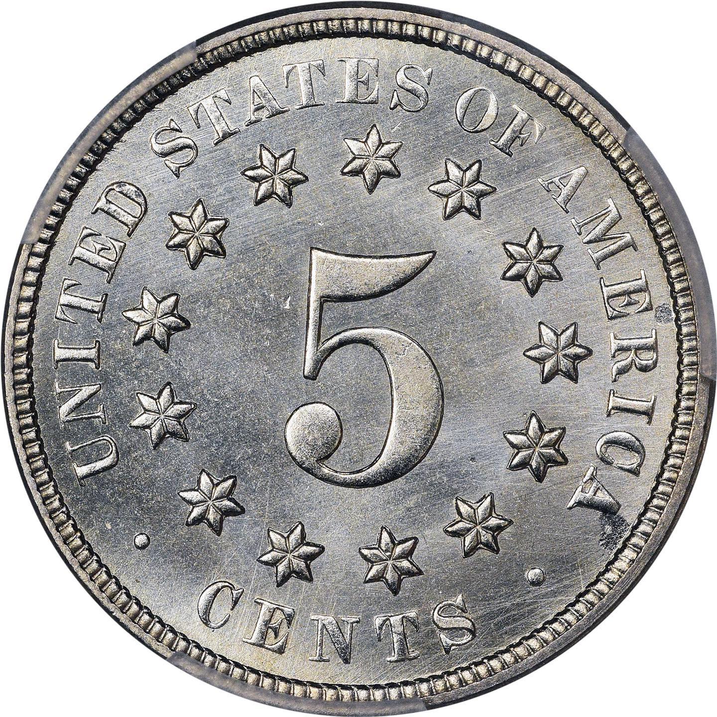 1875 5C MS67 PCGS CAC - Paradime Coins | PCGS NGC CACG CAC Rare US Numismatic Coins For Sale