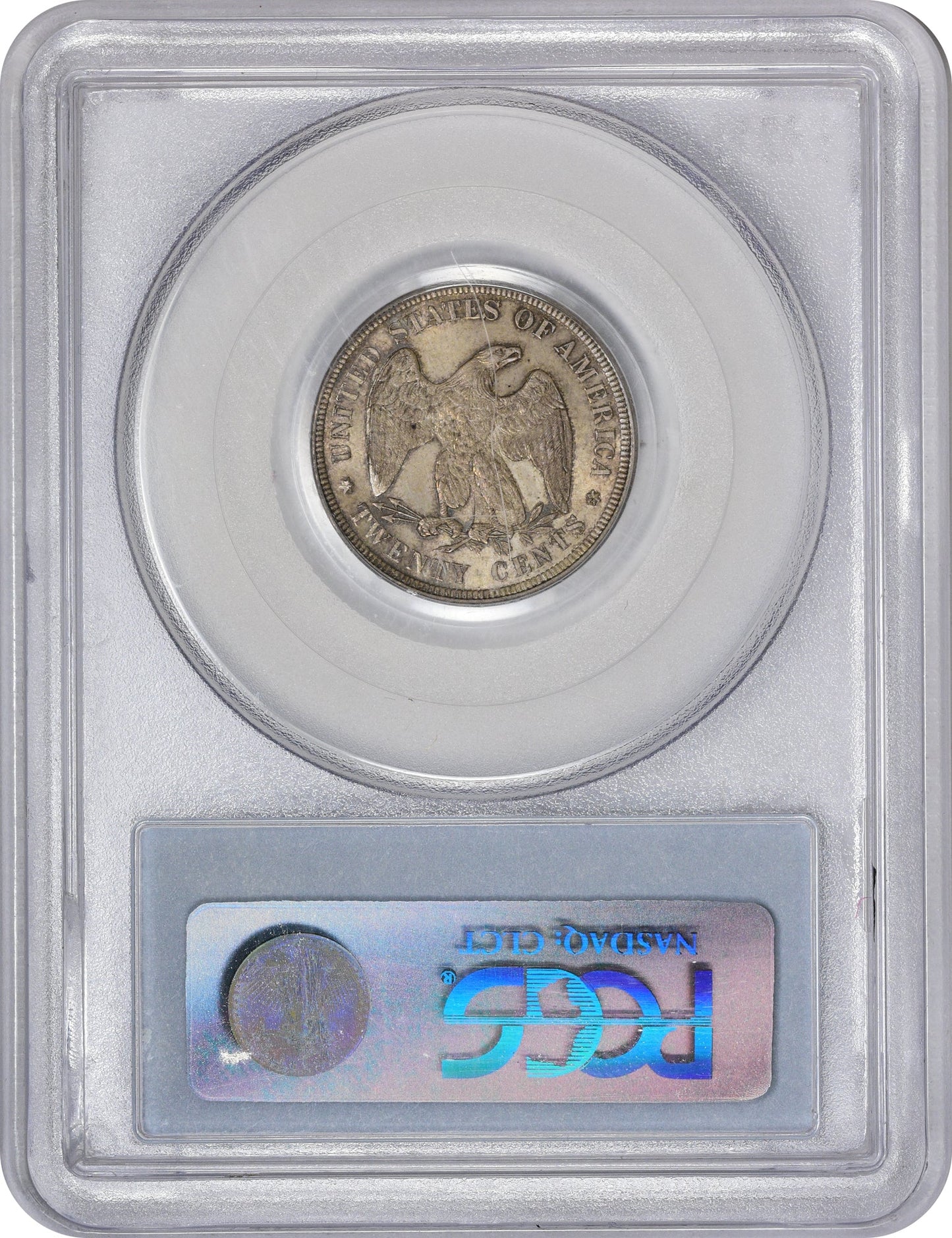 1876 20C MS64 PCGS CAC REV HOLDER