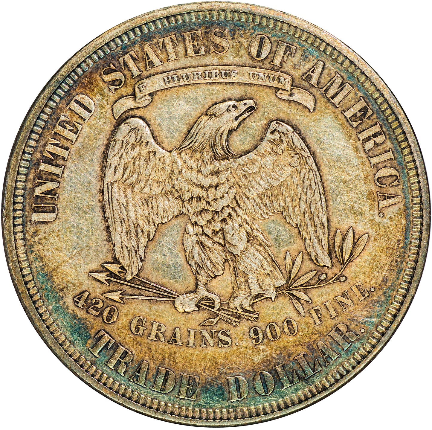 1876 T$1 AU55 OH ANACS REVERSE