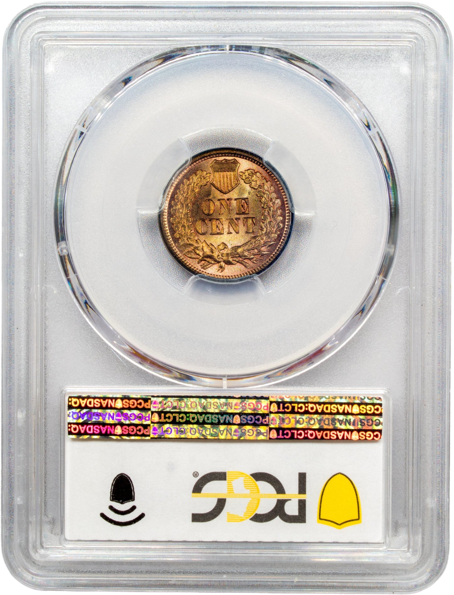 1877 1C MS65+ RD PCGS CAC EEPS 1C
