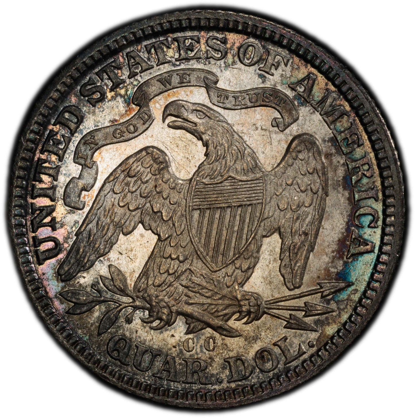 1877-CC 25C MS63 PCGS CAC