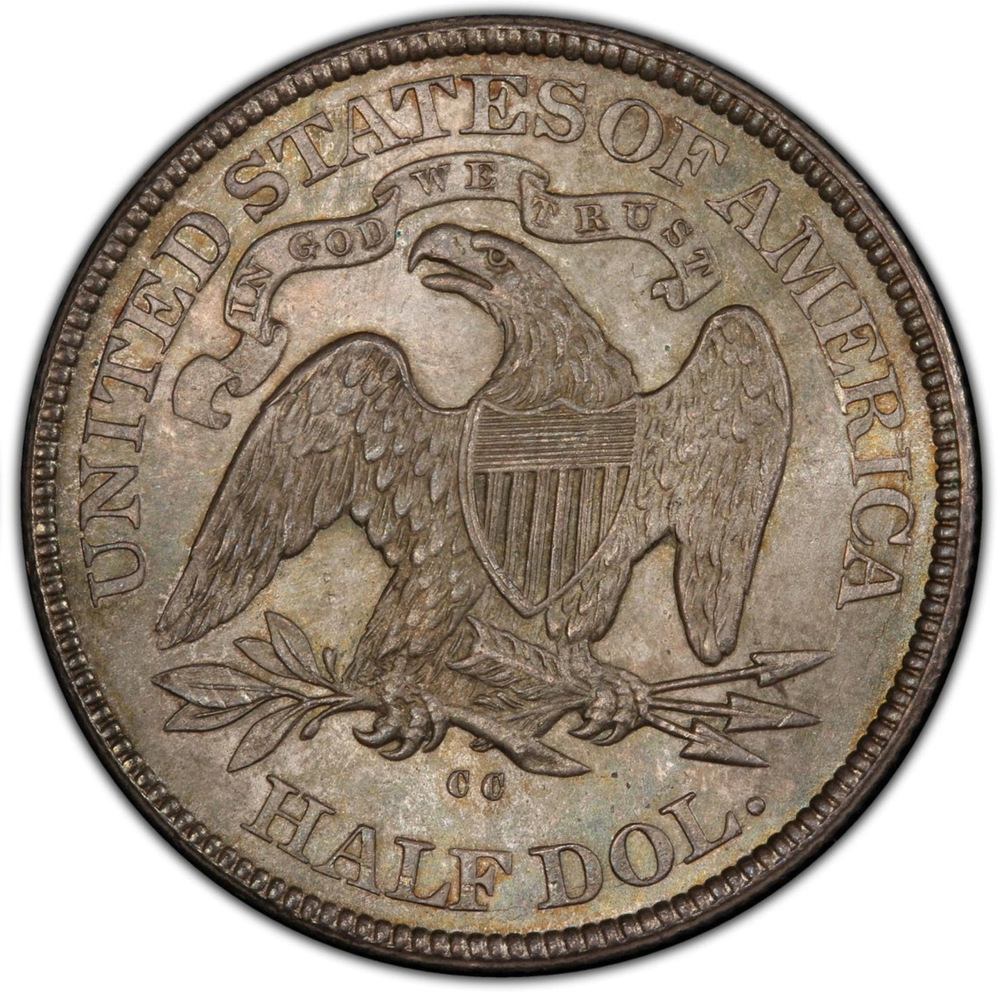 1877-CC 50C MS66 PCGS CAC REV