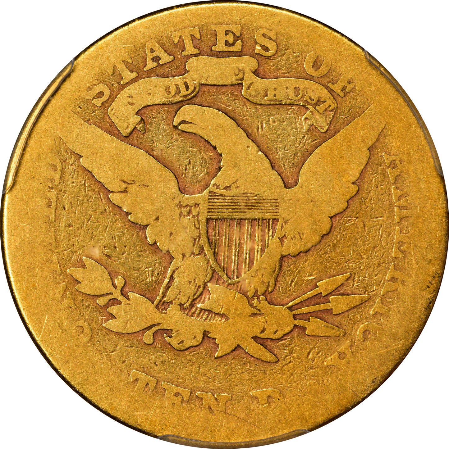 1880 $10 AG03 PCGS CAC REVERSE