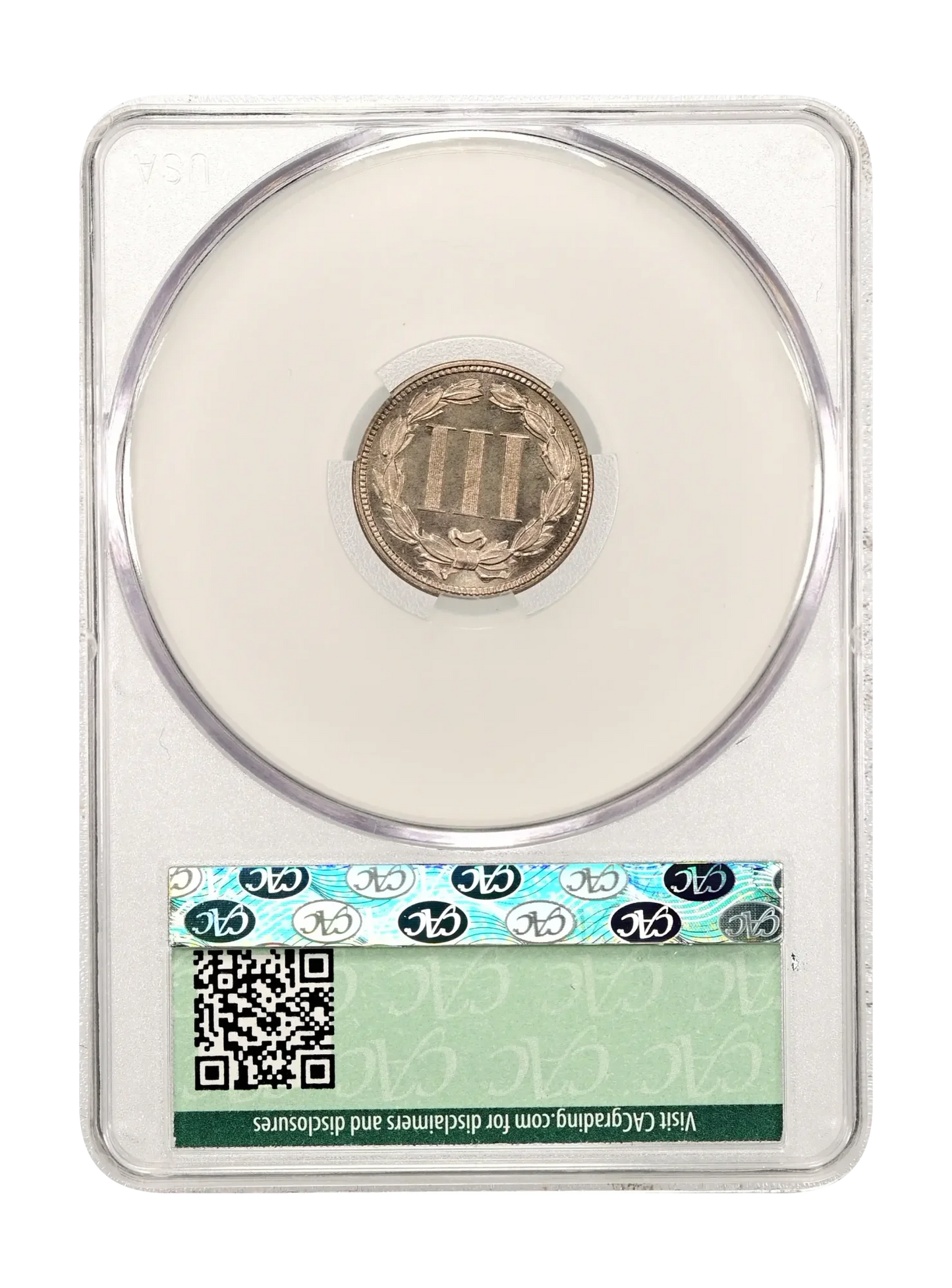 1881 3CN PR66 CACG REVERSE HOLDER