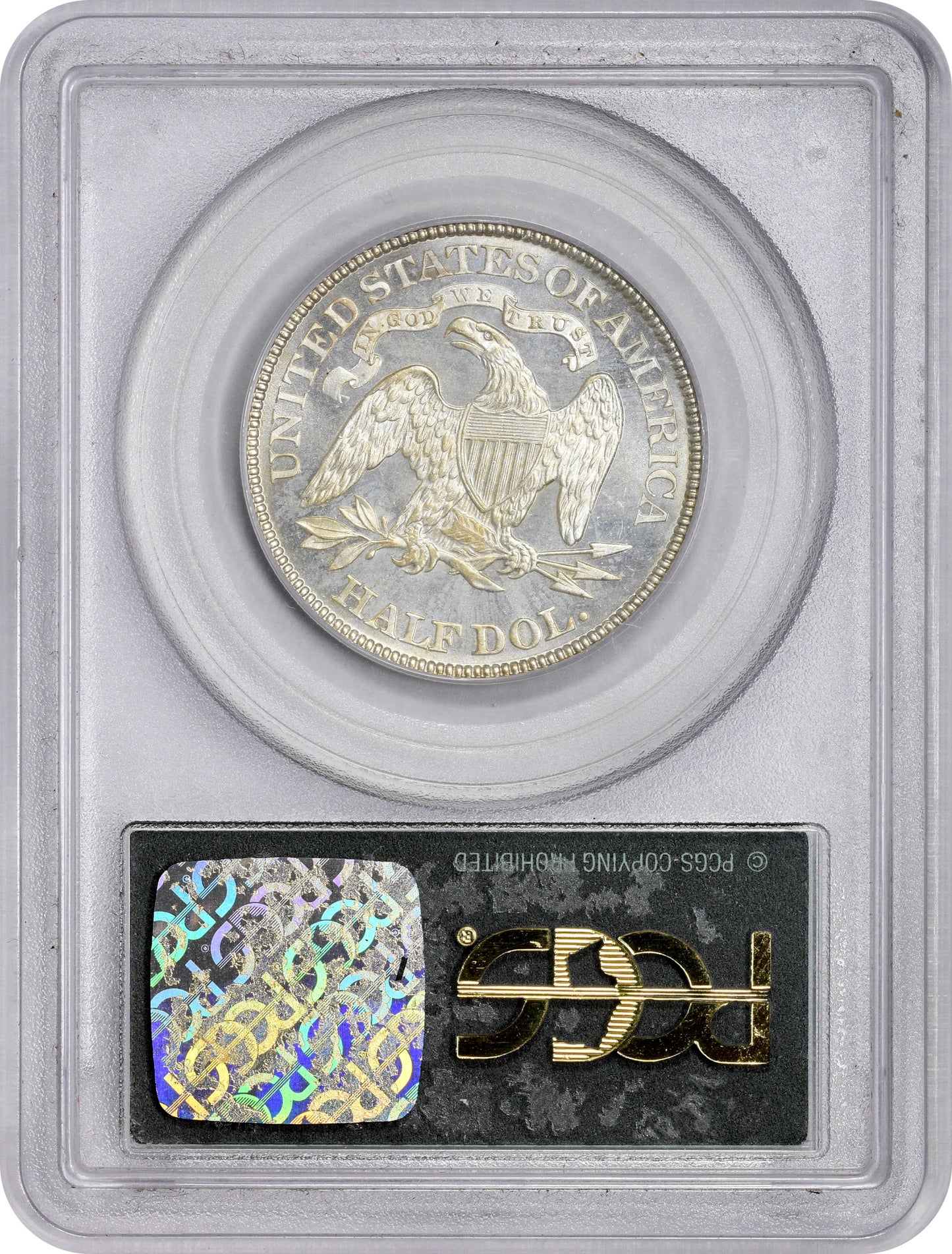 1881 50C MS66 OGH PCGS CAC REVERSE HOLDER