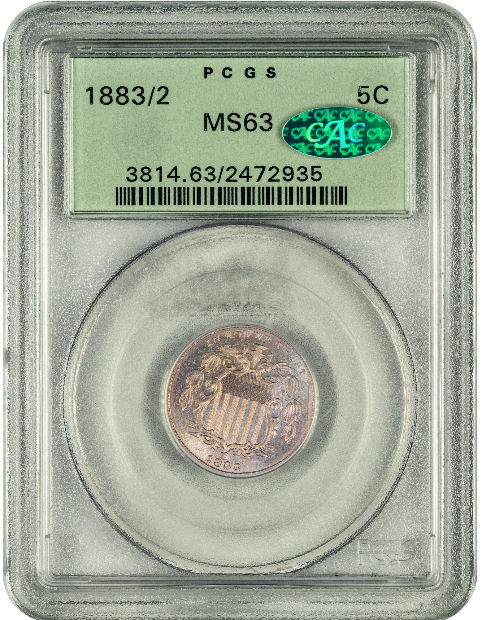 【希少】PCGS PL68 オルダニー 2018 5£ チャールズ70th誕生 1883/2 5C MS63 OGH PCGS CAC – Paradime Coins